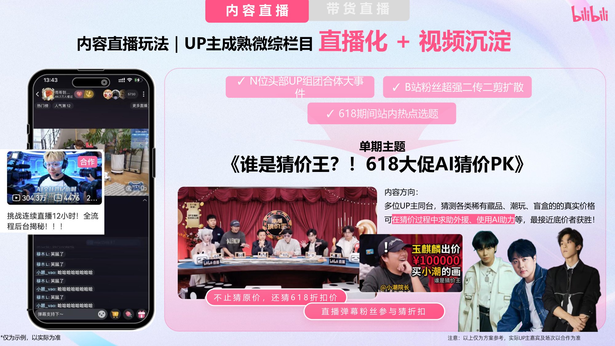 2026哔哩哔哩618大促内容直播带货营销方案.pdf