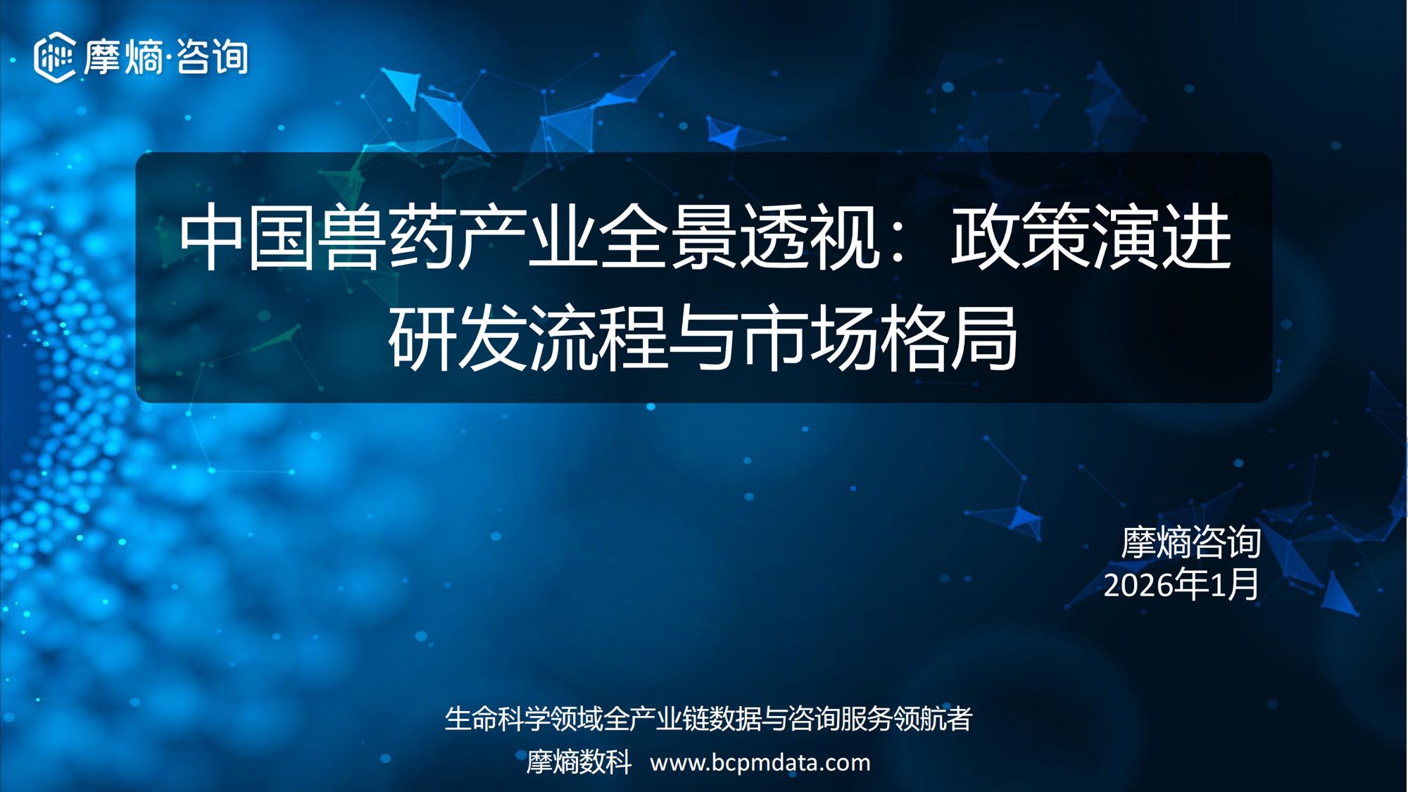 摩熵咨询2026中国兽药产业全景透视政策演进研发流程与市场格局报告35页.pdf