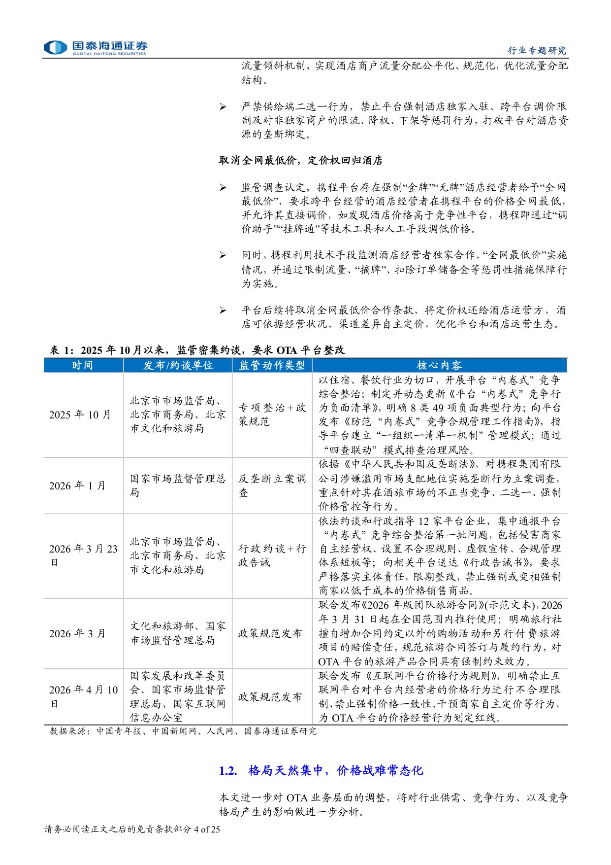 OTA行业更新报告：行为规范，生态优化，格局稳定.pdf