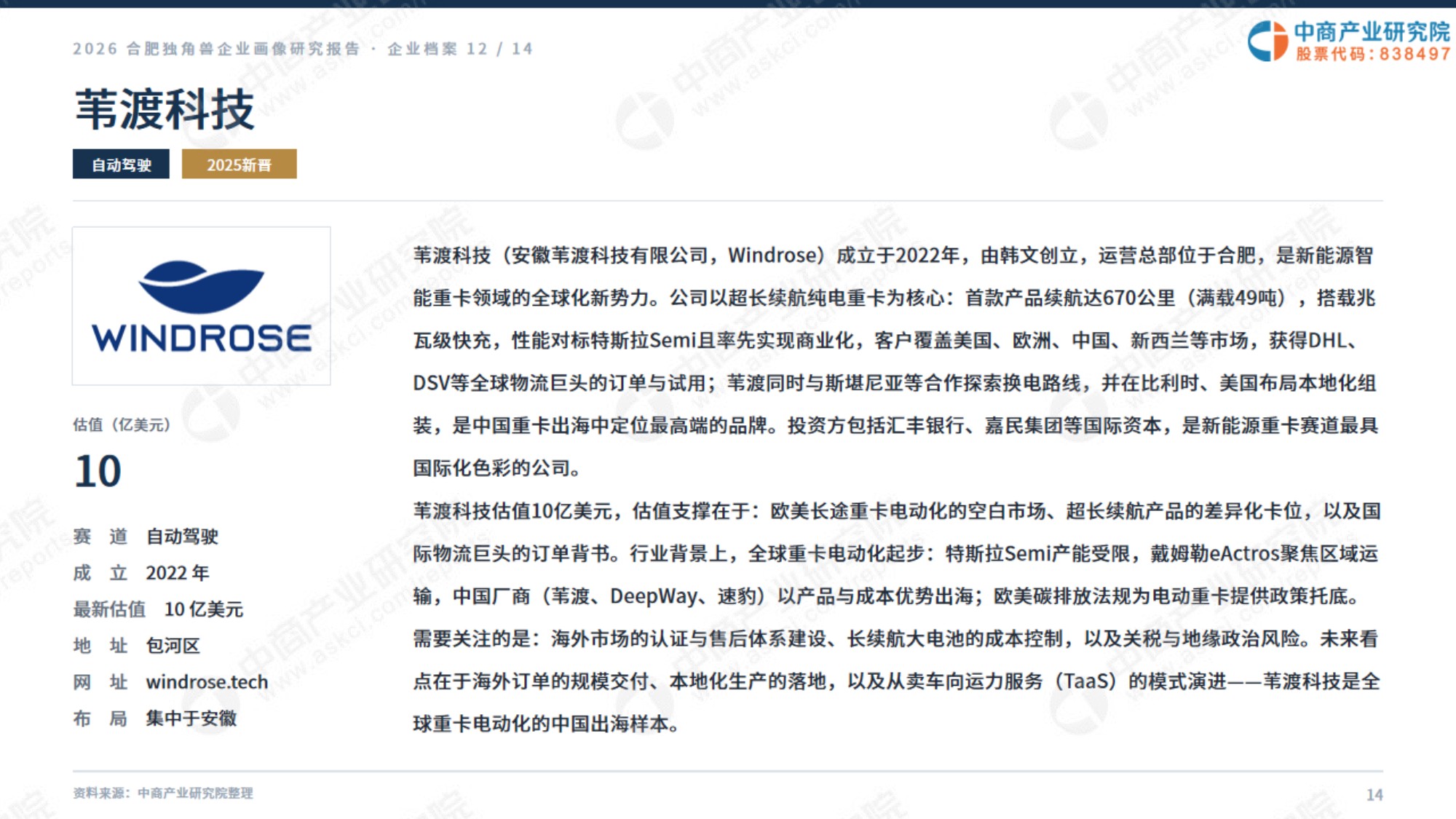 2026合肥独角兽企业画像研究报告.pdf
