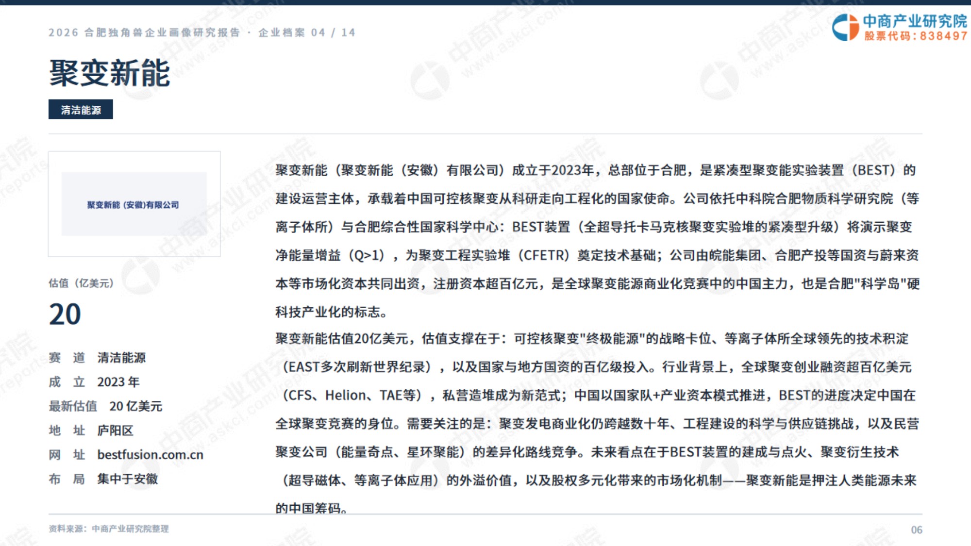 2026合肥独角兽企业画像研究报告.pdf