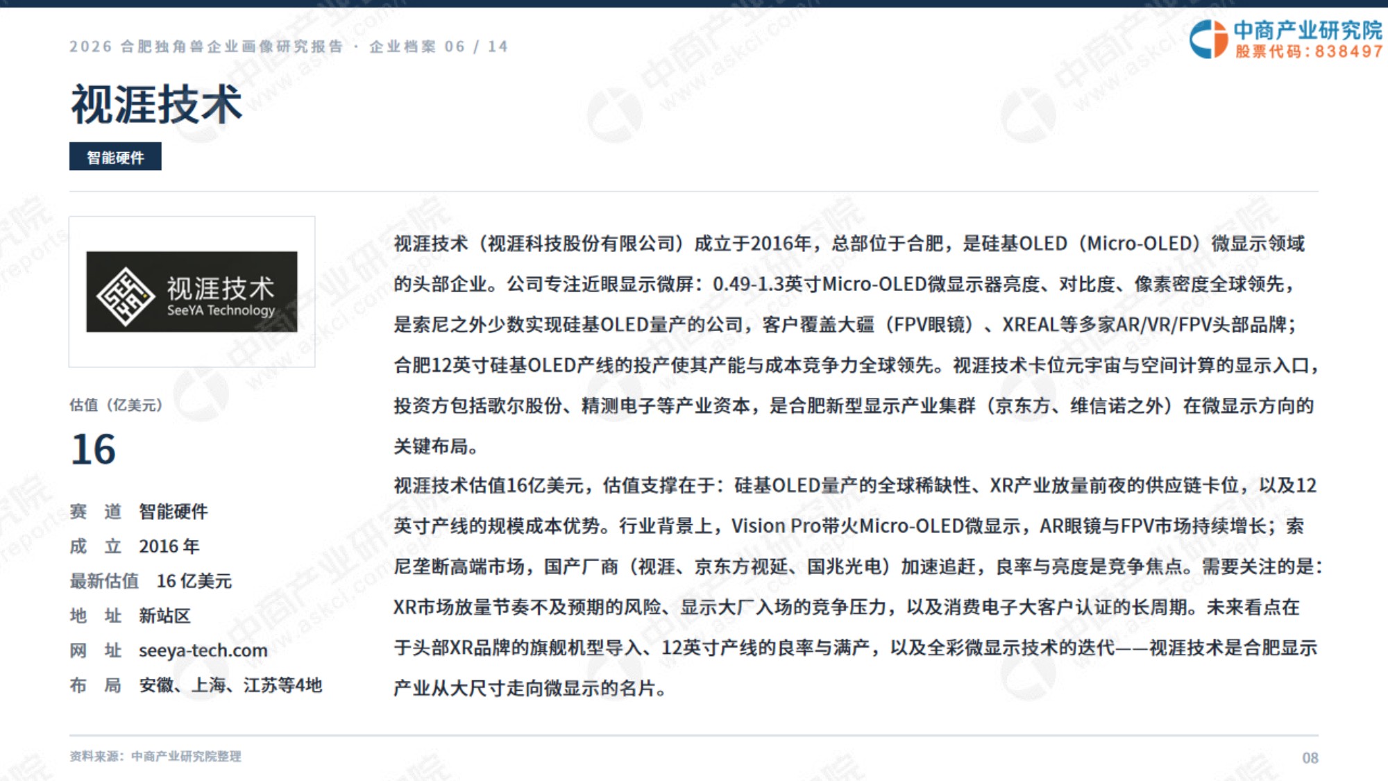 2026合肥独角兽企业画像研究报告.pdf