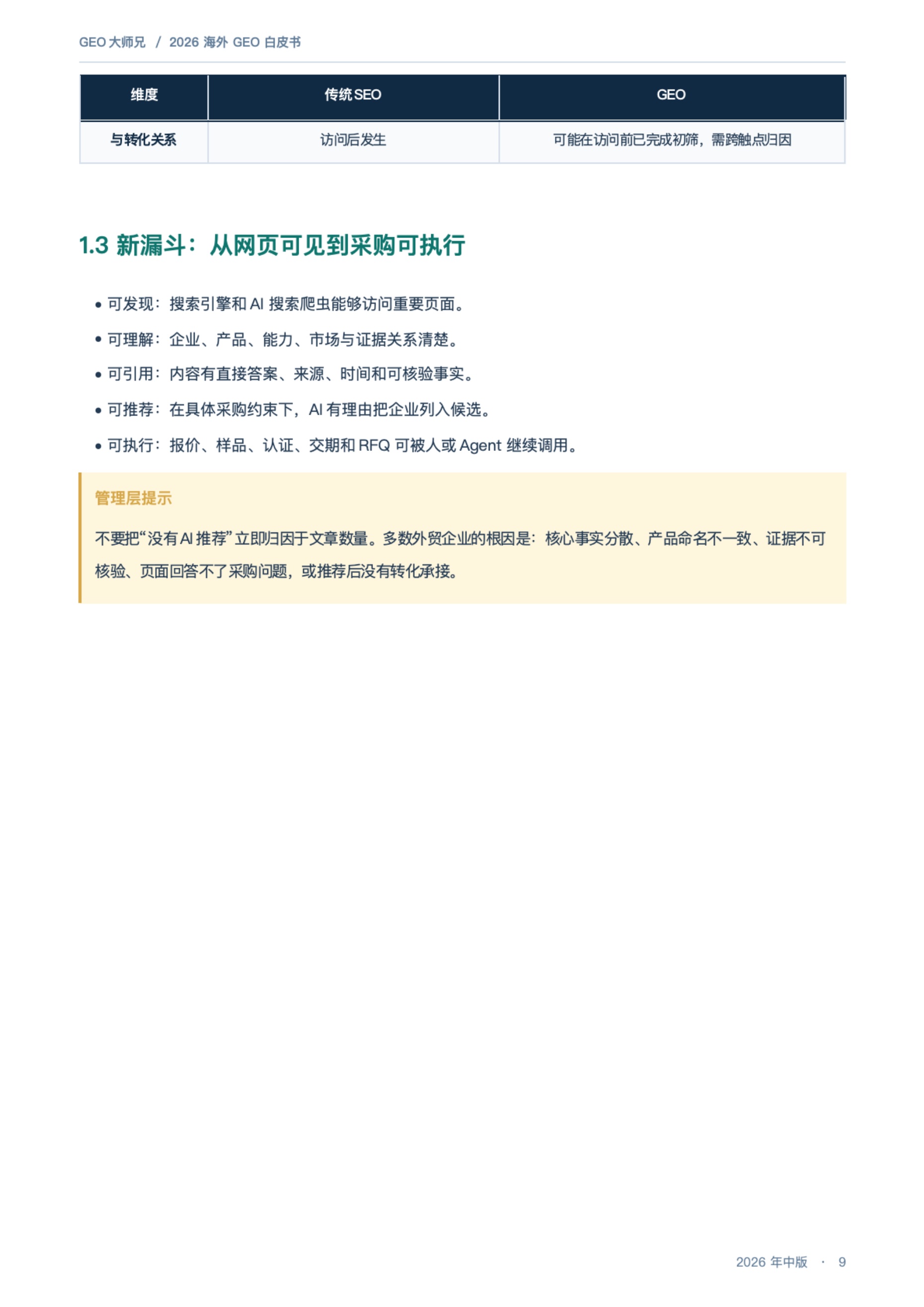 GEO大师兄·海外获客研究：2026海外GEO白皮书：AI搜索与采购Agent时代的外贸获客新增长极.pdf
