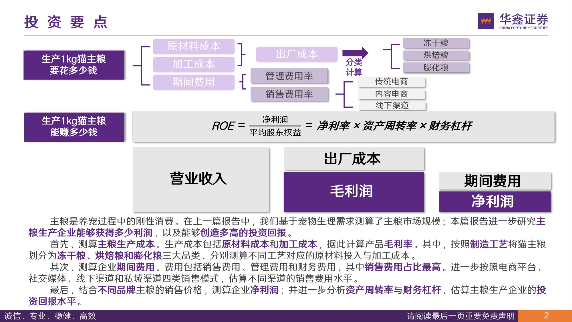 宠物食品行业深度报告：生产1kg猫粮要花多少钱，能赚多少钱-从成本、费用测算企业盈利能力与投资回报.pdf