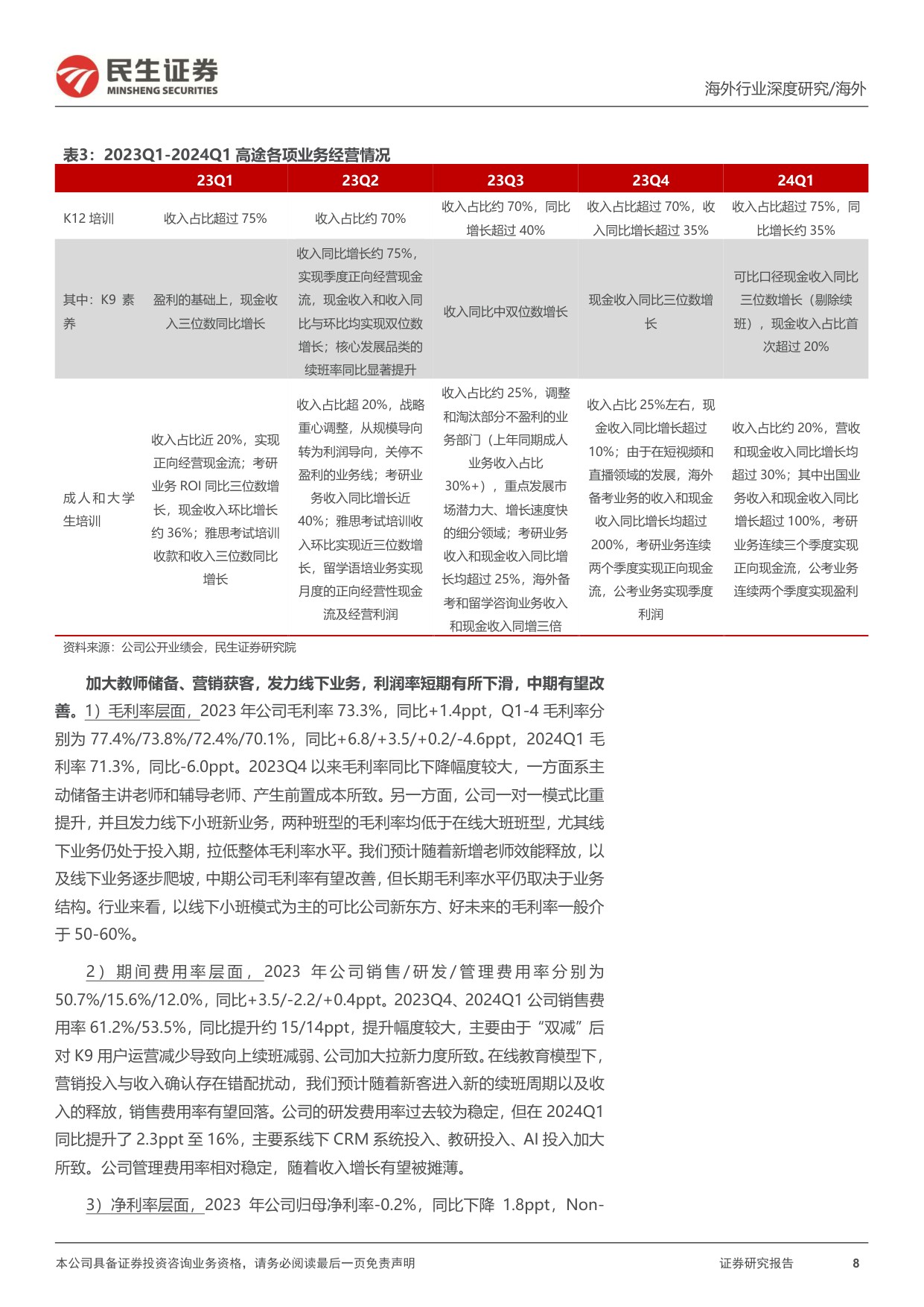 民生证券-教培行业研究系列-六-：高途：深度研究：在线业务趋势强劲，线下布局重回管理层擅长领域.pdf