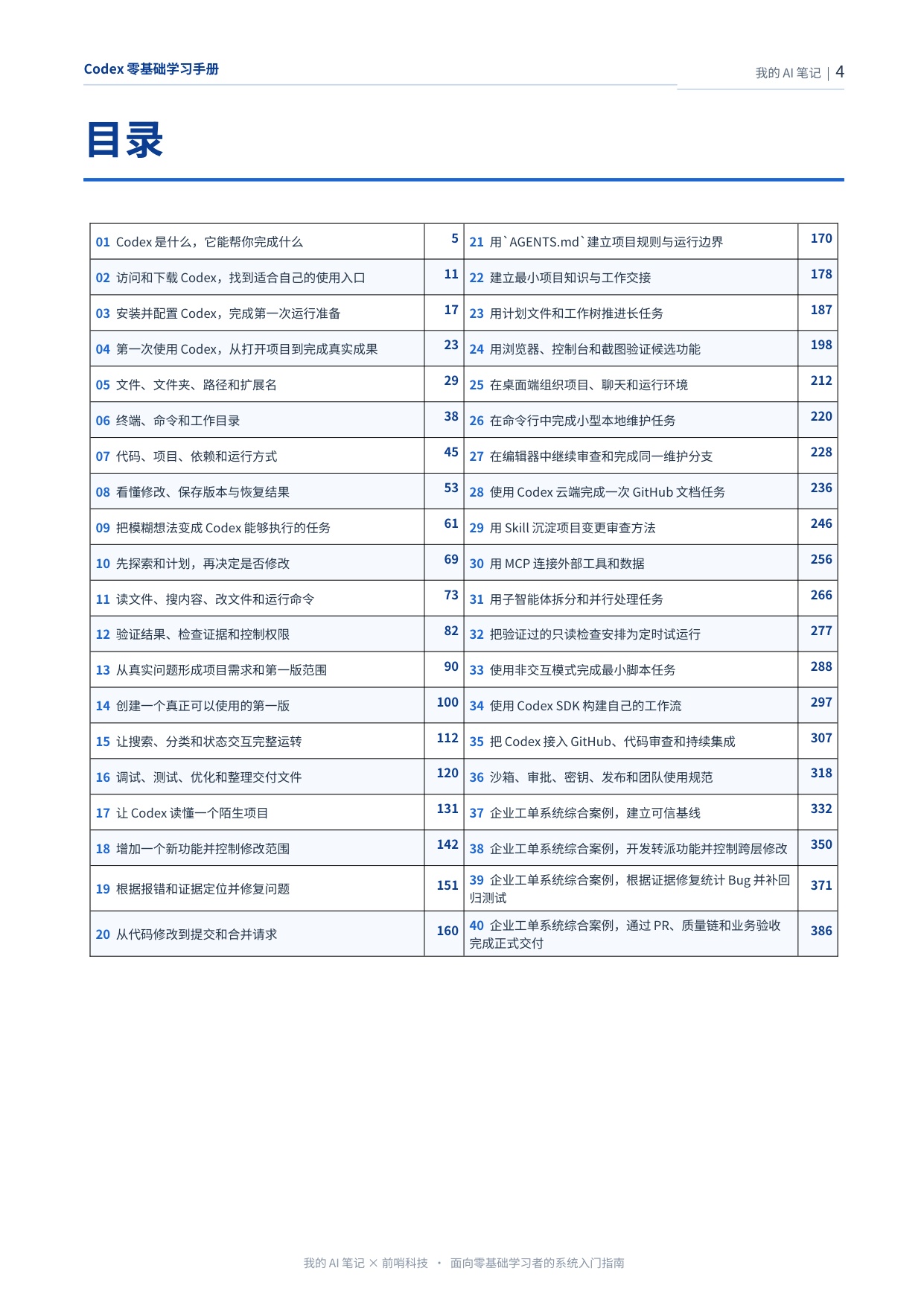 前哨AI：2026年Codex零基础学习手册.pdf