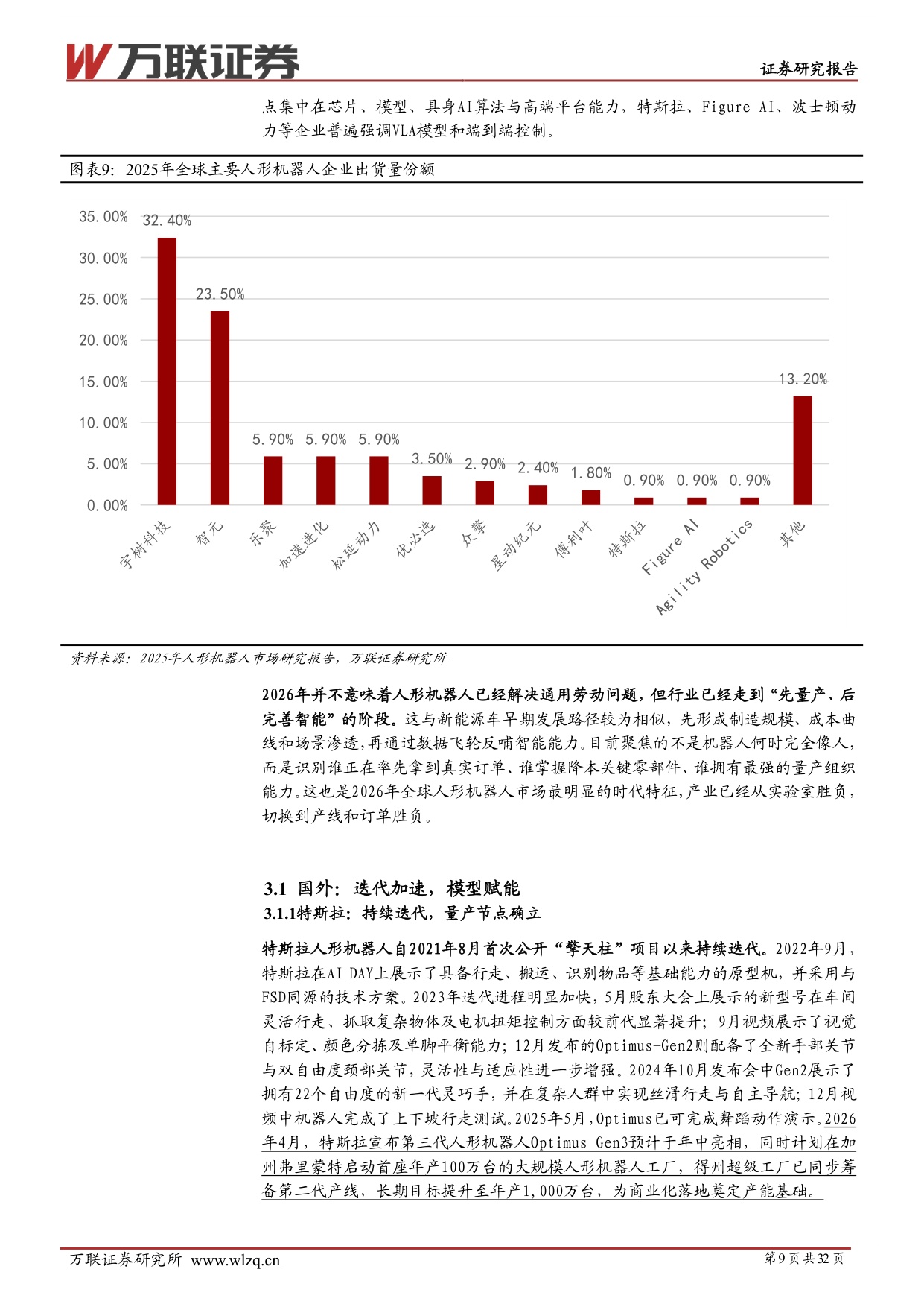 2026年中期人形机器人行业投资策略报告：量产验证开启，把握核心供应链机遇-20260708-万联证券-32页.pdf