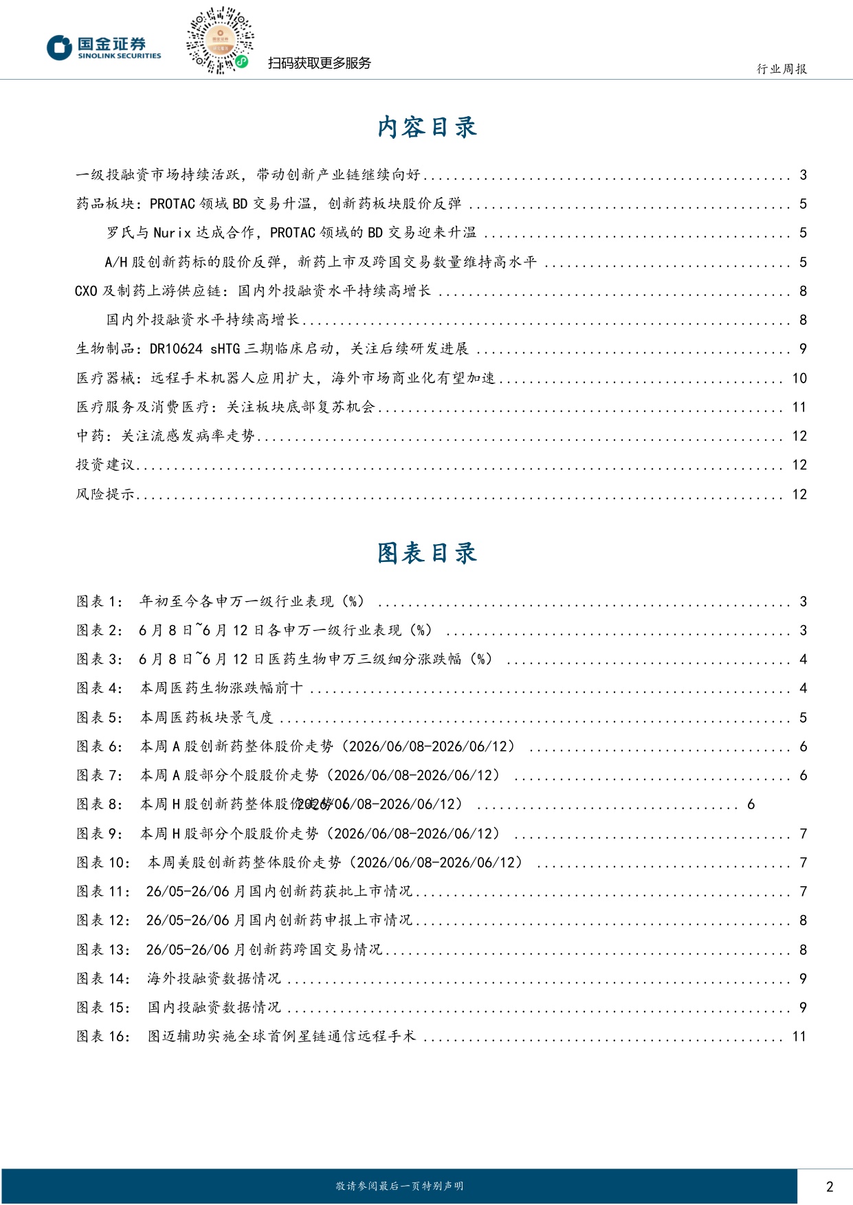 国金证券-医药行业研究一级投融资市场持续活跃带动创新产业链继续向好.pdf