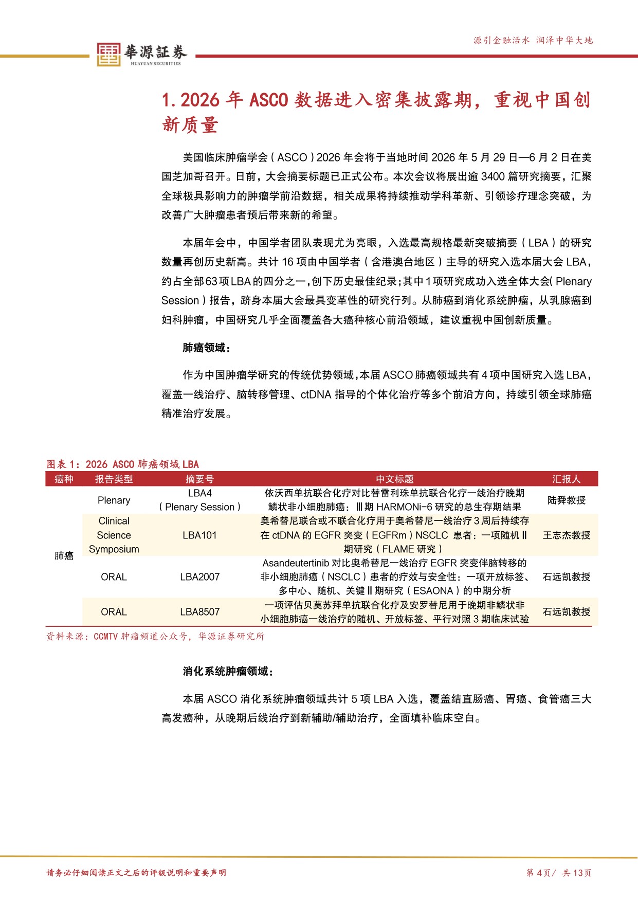 华源证券-医药行业周报ASCO数据进入密集披露期重视中国创新质量.pdf