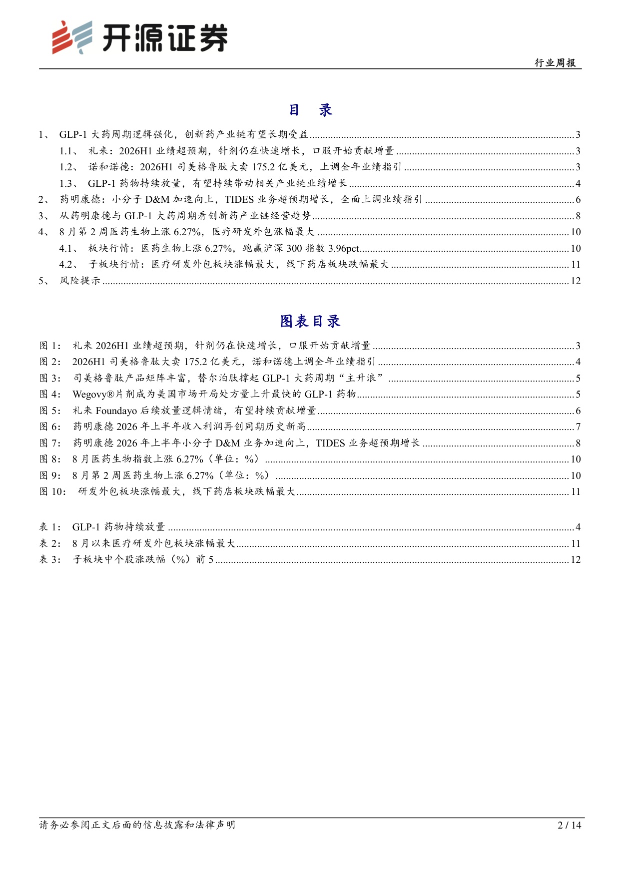 开源证券-医药生物行业周报全链条业绩均超预期的减重代谢领域.pdf