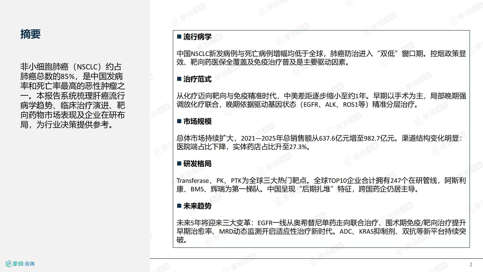 摩熵咨询2026年非小细胞肺癌流行病学趋势及热门靶点药物市场表现洞察报告38页.pdf