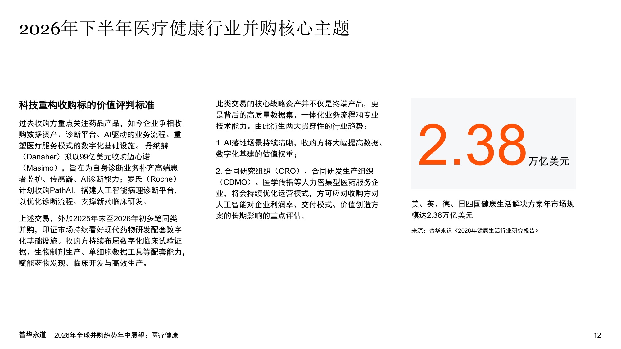 普华永道2026年全球并购趋势年中展望报告-医疗健康22页.pdf