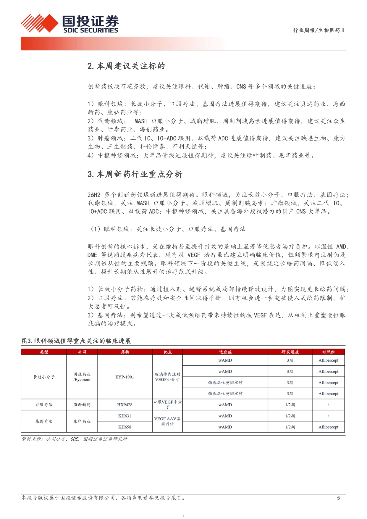 生物医药行业新药周观点26H2多个创新药领域新进展值得期待-26061416页.pdf