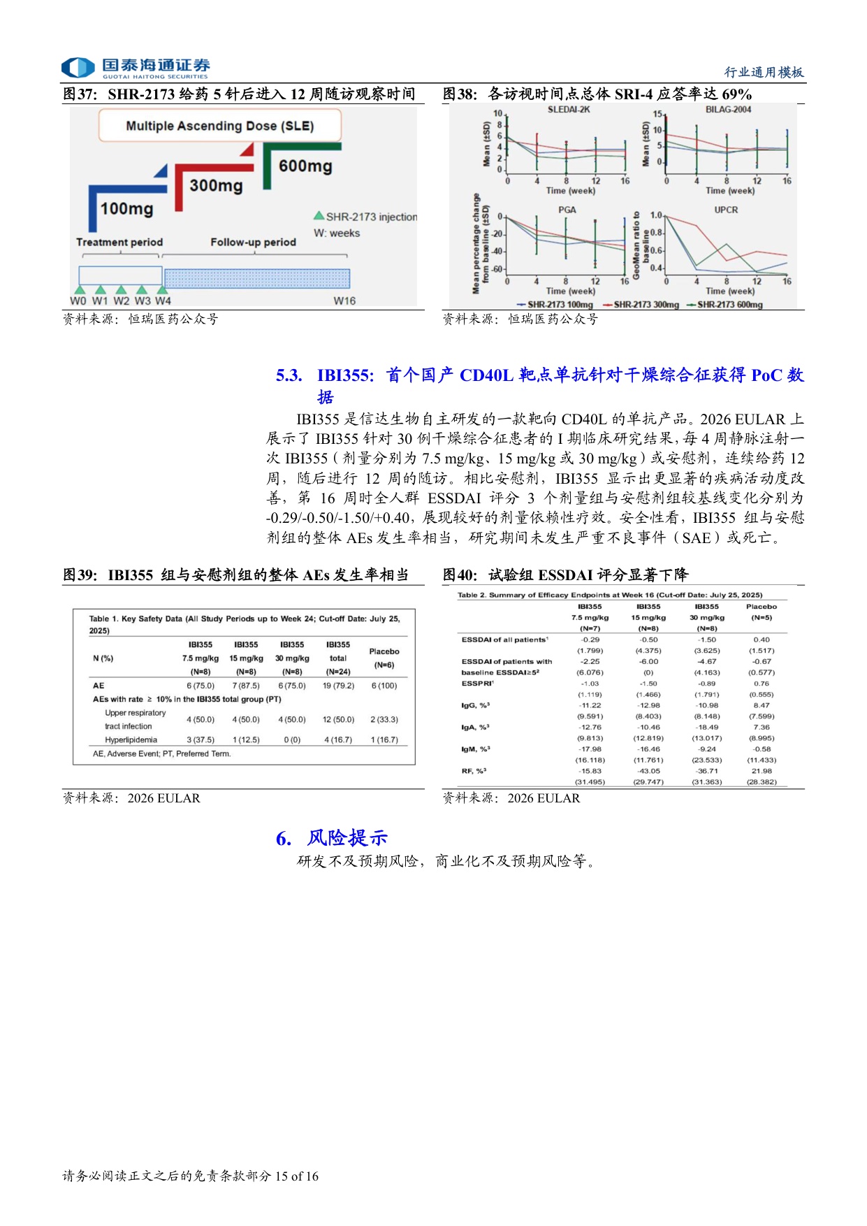 生物制药行业专题研究2026EULAR免疫重置疗法的全面爆发-26061516页.pdf