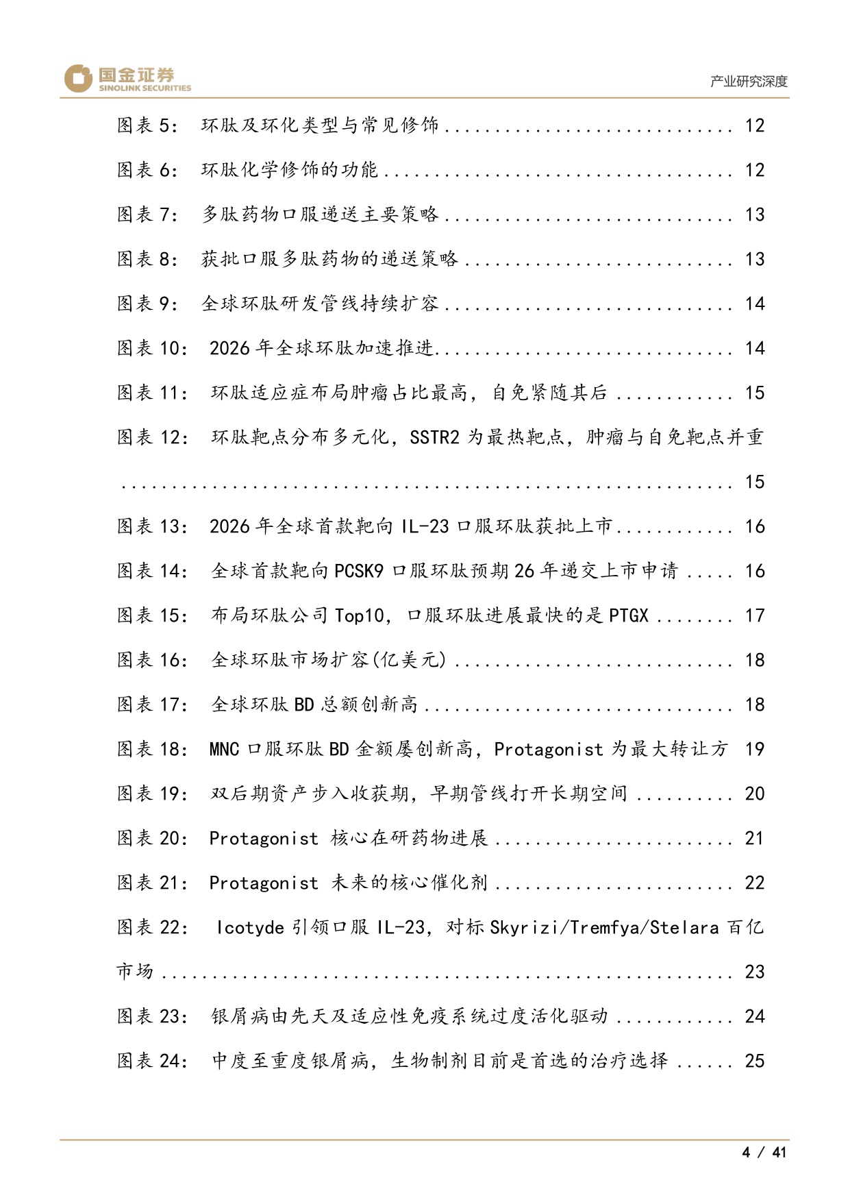 医药产业研究深度：口服环肽：成药性验证元年，百亿美元赛道启幕-20260729-国金证券-41页.pdf