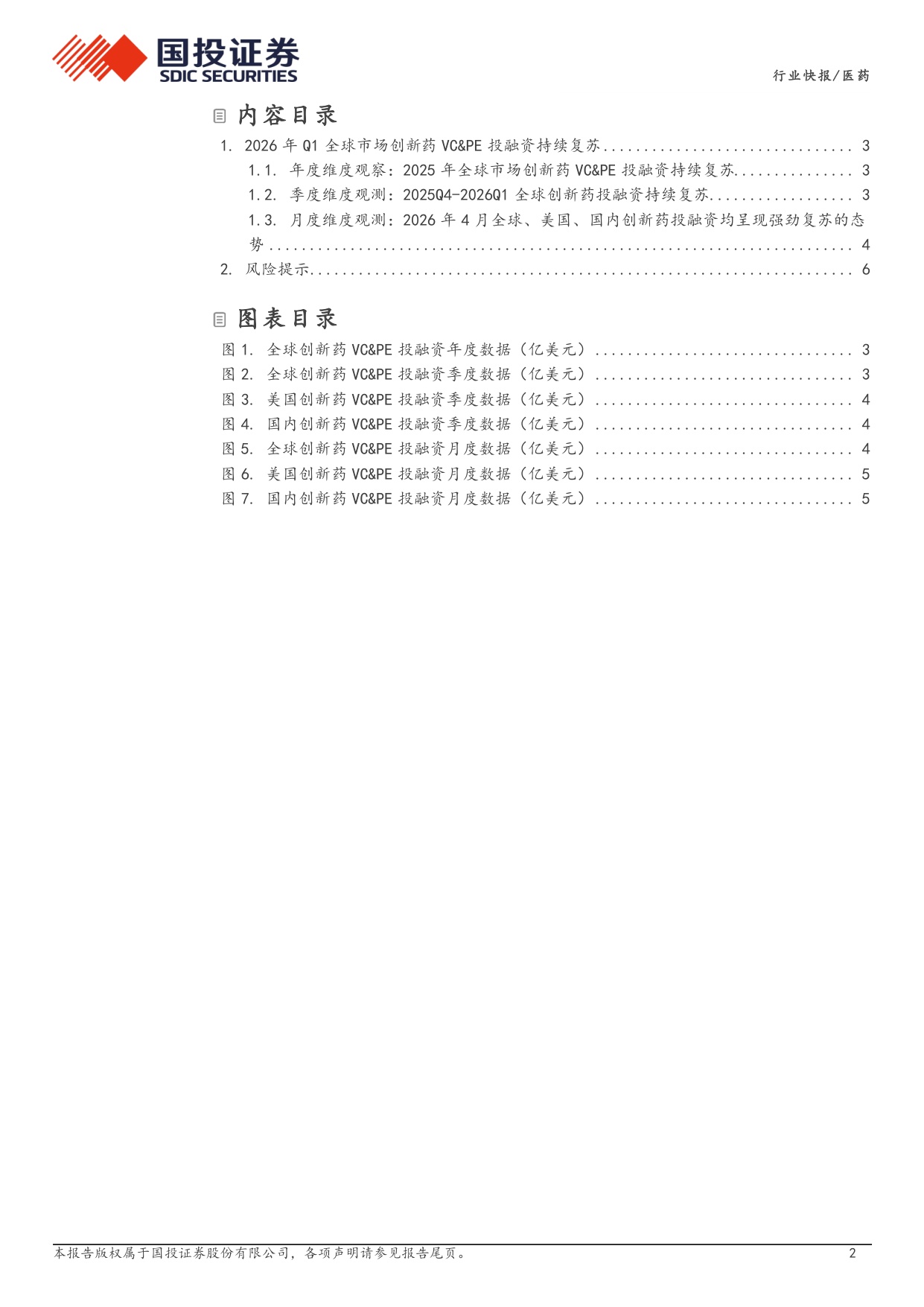 医药行业产业链数据库之创新药投融资2026年4月全球创新药投融资强劲复苏-2605148页.pdf