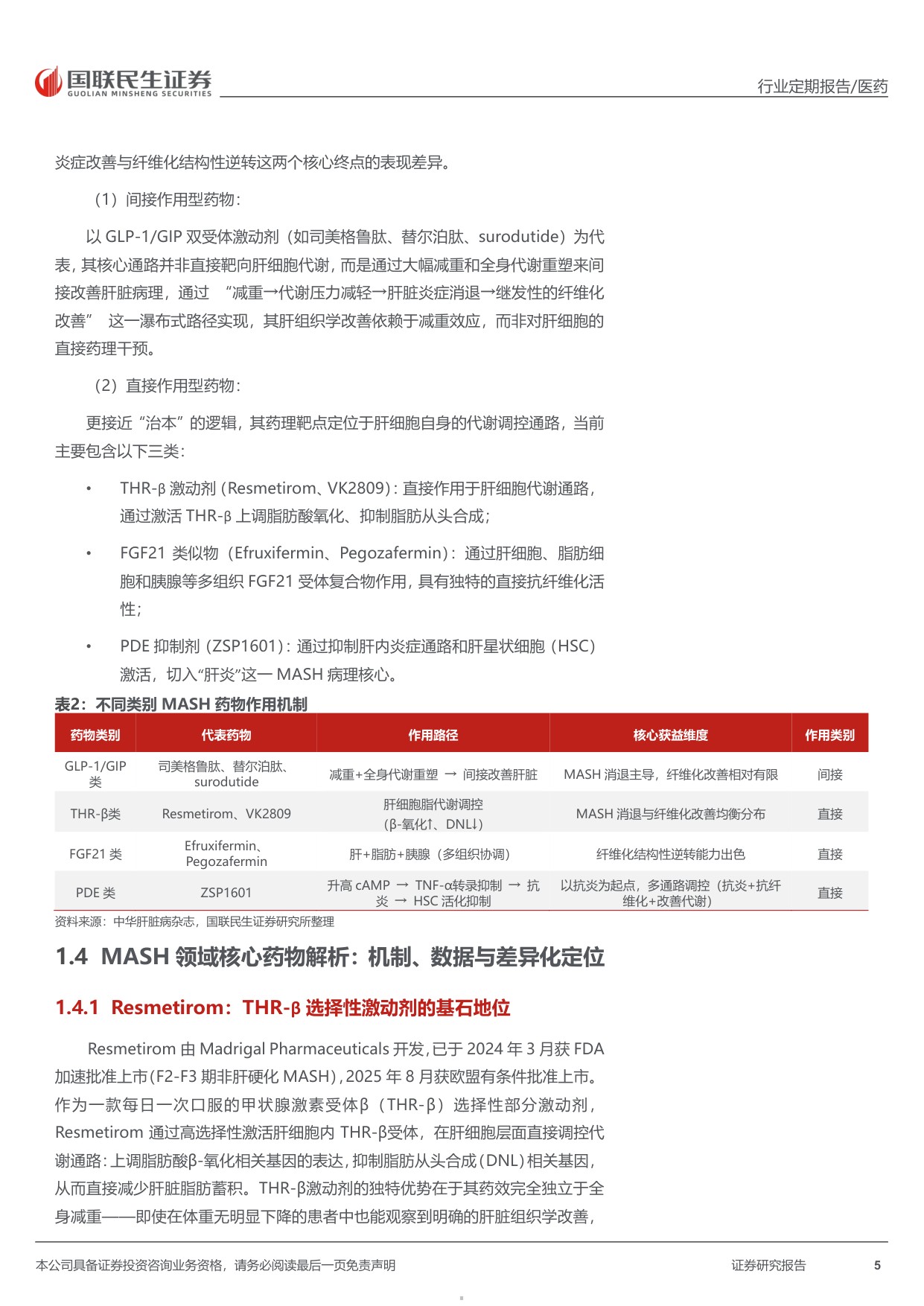 医药行业周报MASH赛道专题梳理创新机制百花齐放-26051019页.pdf