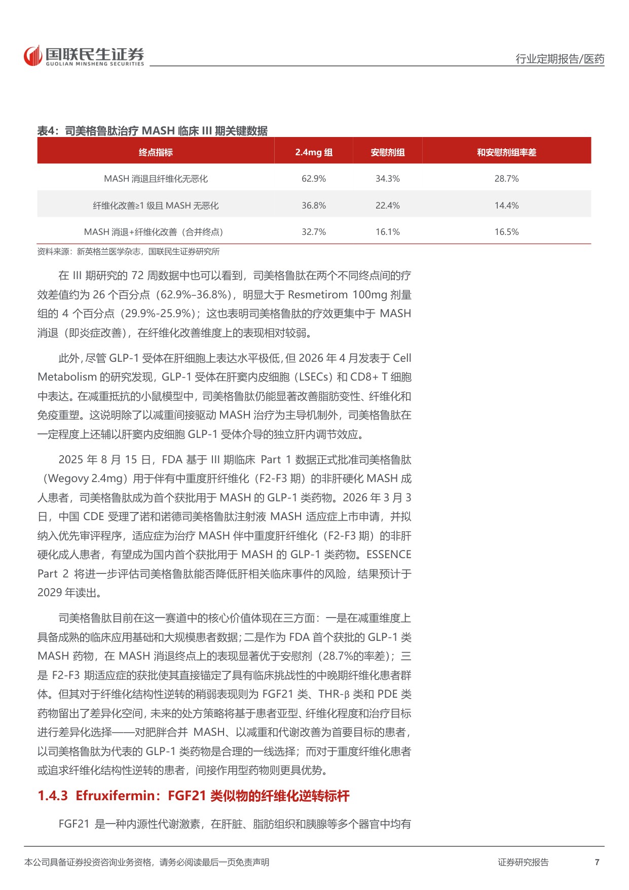 医药行业周报MASH赛道专题梳理创新机制百花齐放-26051019页.pdf
