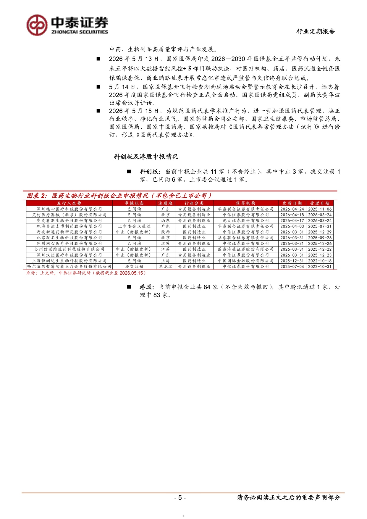 医药生物行业聚焦真创新与国际化出海韧性关注AI及转型公司-26051813页.pdf