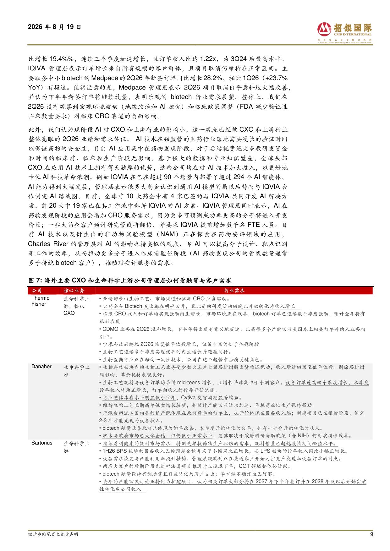 招银国际-海外CXO生命科学上游2Q26业绩剖析早研需求已达实质性向上拐点普遍上调2026年业绩指引.pdf