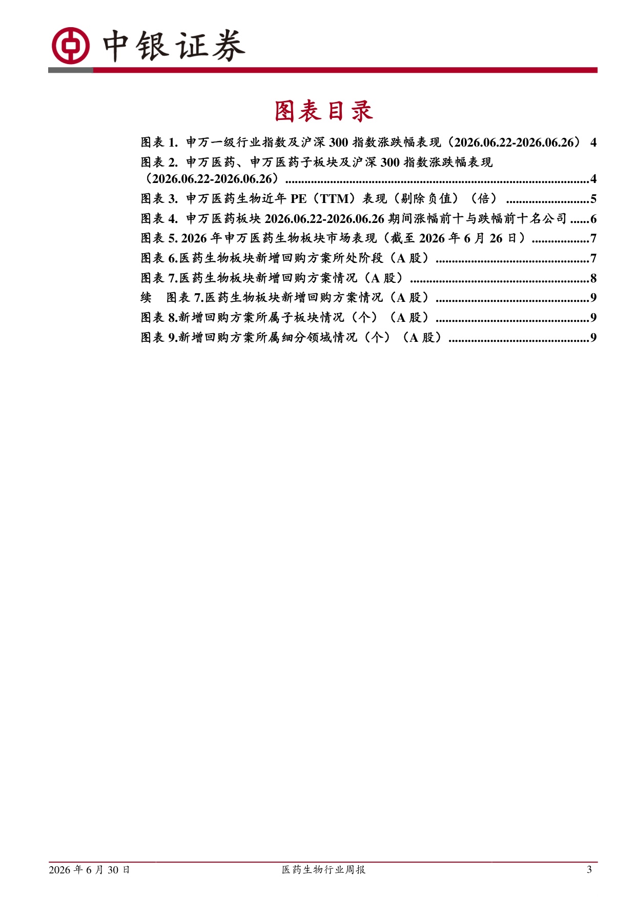 中银证券-医药生物行业周报板块回购活跃底部配置价值凸显.pdf