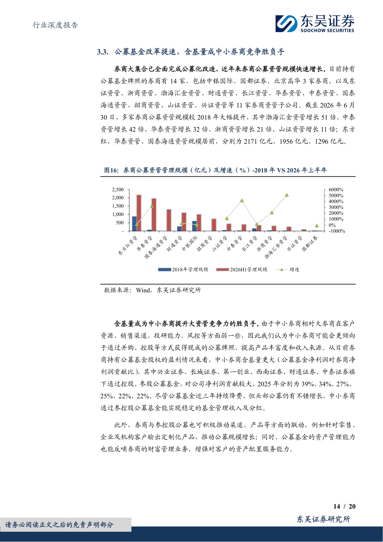 【行业研究】券商差异化发展专题（二）：专注细分赛道，中小券商践行精品化道路-20260826-东吴证券-20页.pdf