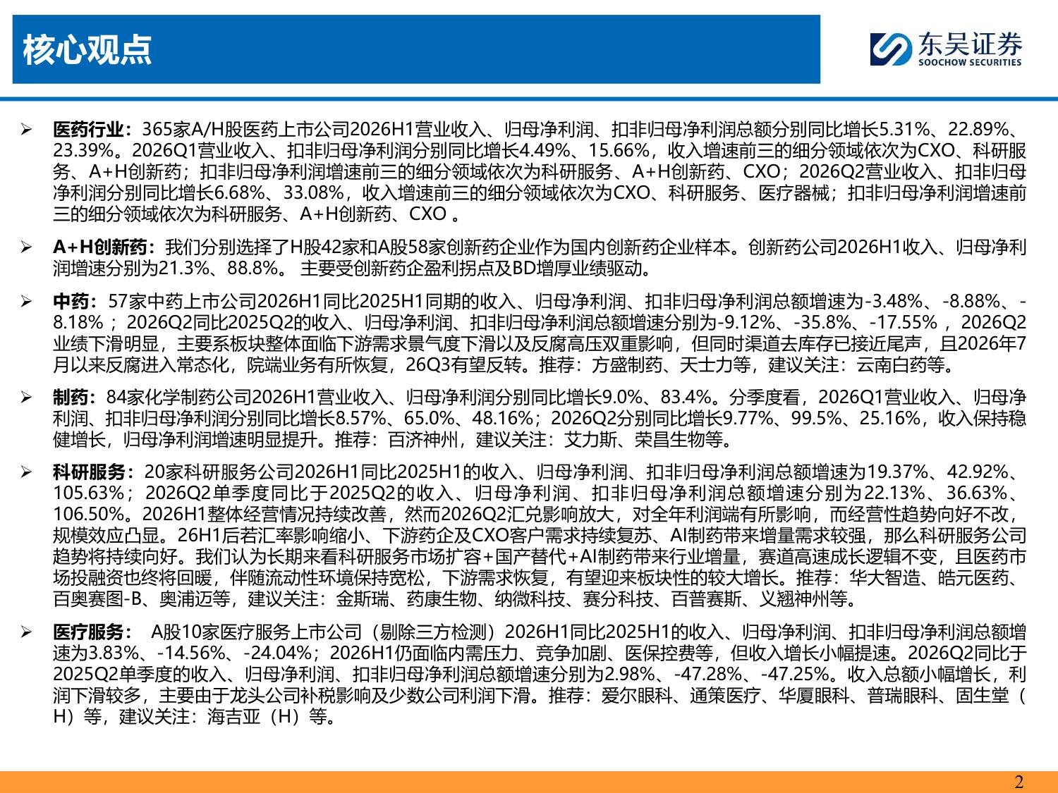 【医药生物】医药行业2026H1总结报告：CXO、创新药及科研服务板块引领业绩增长-20260901-东吴证券-52页.pdf
