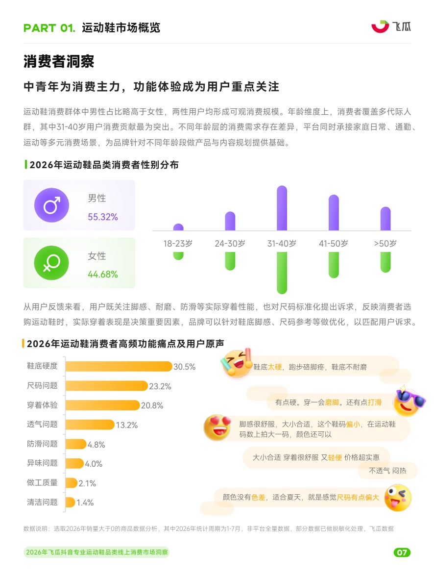 2026年飞瓜抖音专业运动鞋品类线上消费市场洞察.pdf