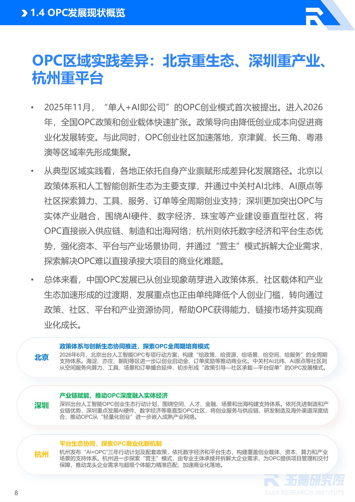 36Kr：2026年北京市OPC创业者研究报告.pdf