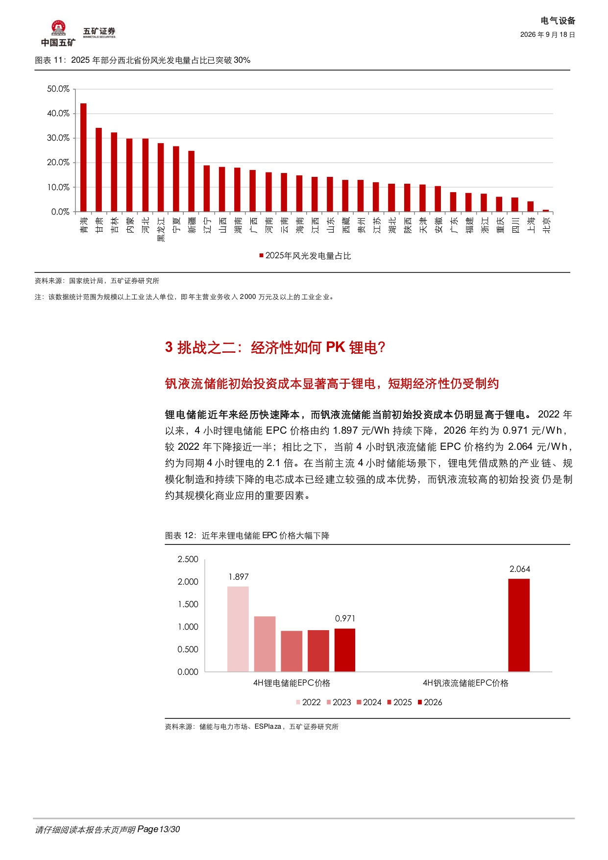 【电气设备】电气设备行业深度：钒液流储能的机遇和挑战-20260918-五矿证券-30页.pdf