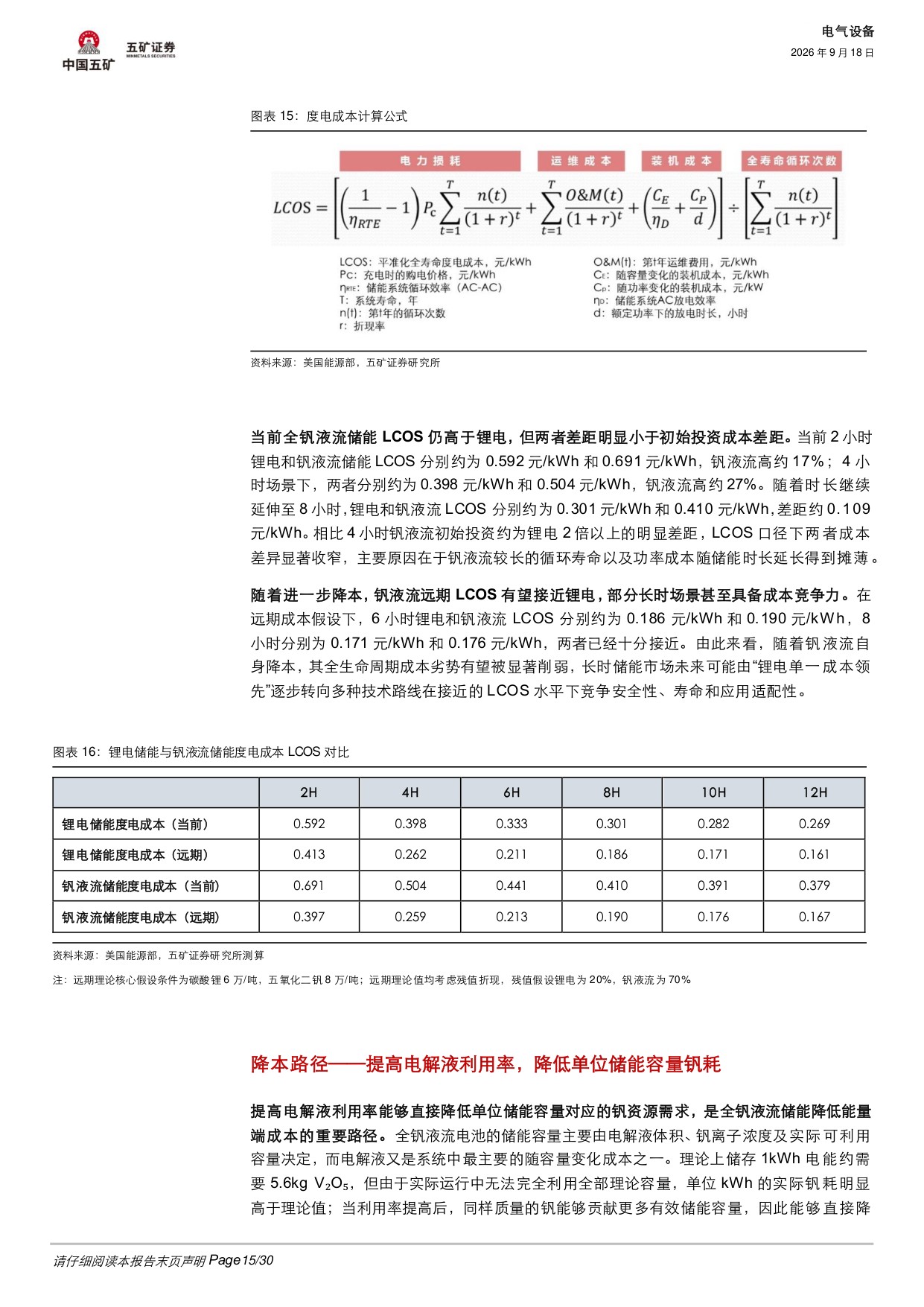 【电气设备】电气设备行业深度：钒液流储能的机遇和挑战-20260918-五矿证券-30页.pdf