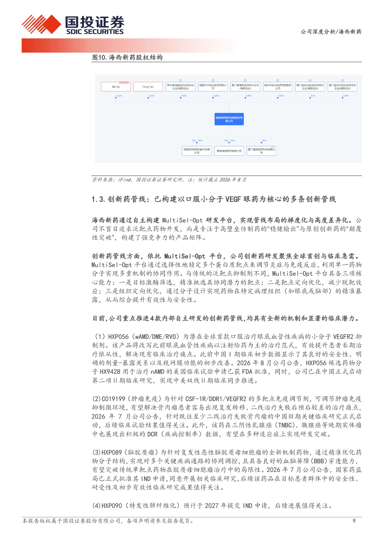国投证券-海西新药-02637-02637.HK口服小分子眼药有望破局眼底病治疗仿创协同开启价值重估.pdf