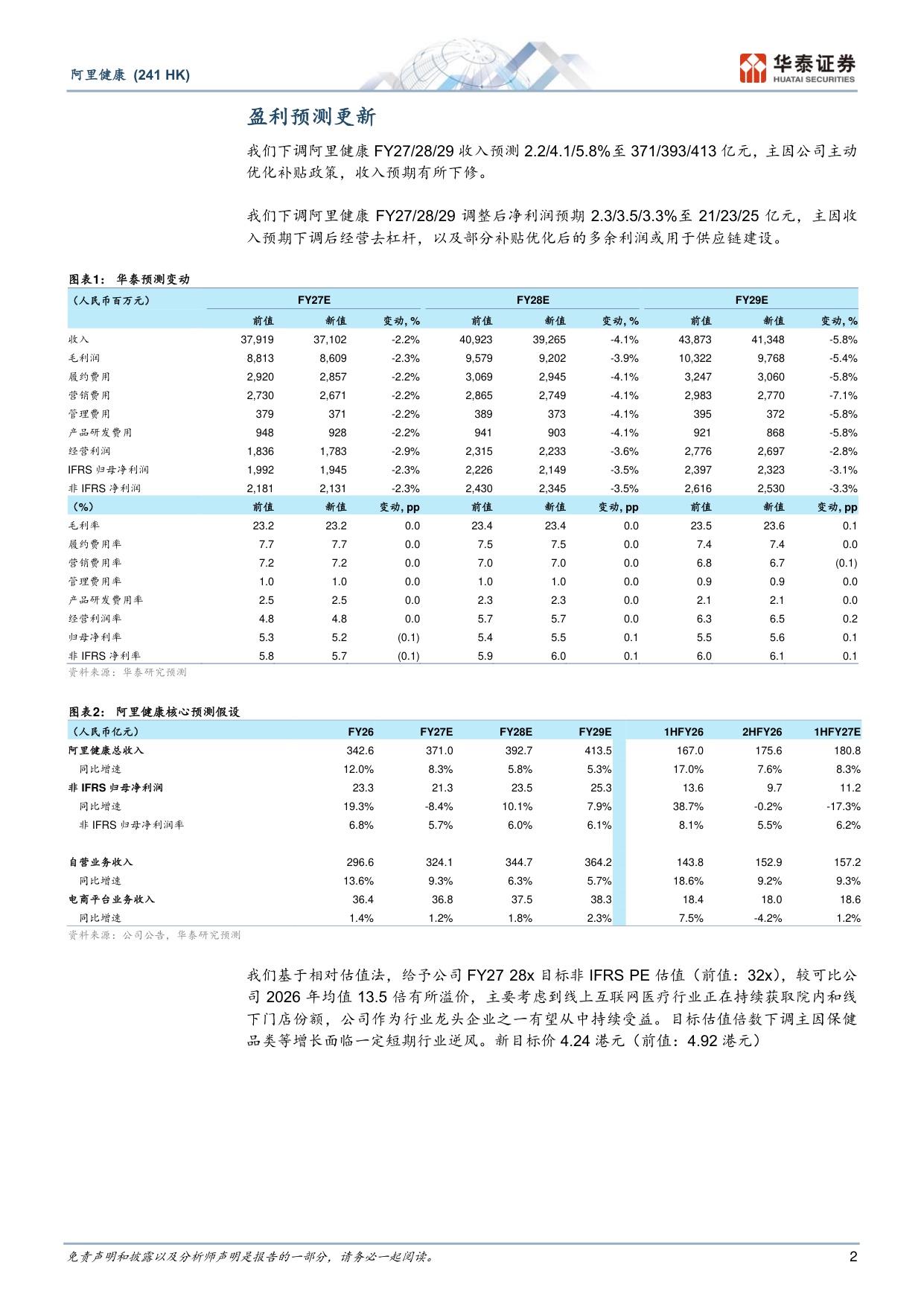 华泰证券-阿里健康-00241-0241.HK关注保健品类等需求修复节奏.pdf
