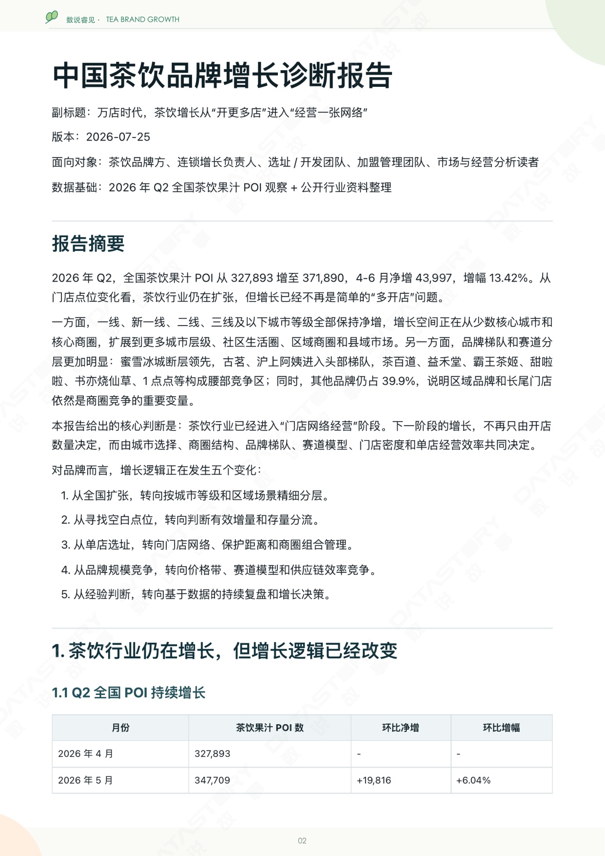 中国茶饮品牌增长诊断报告-数说故事.pdf