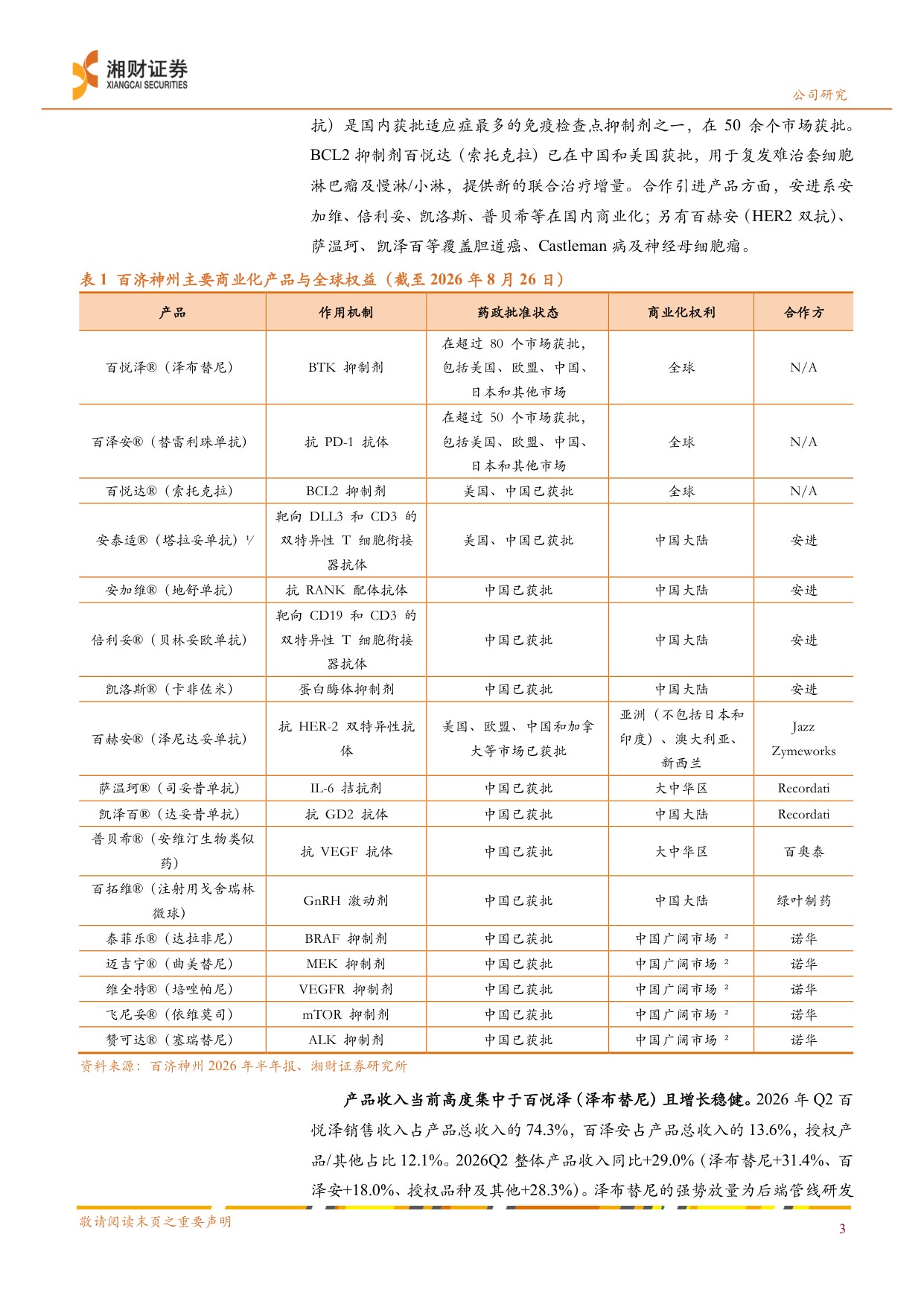 湘财证券-百济神州-688235-一体化全球平台成型盈利拐点确认与多管线兑现.pdf