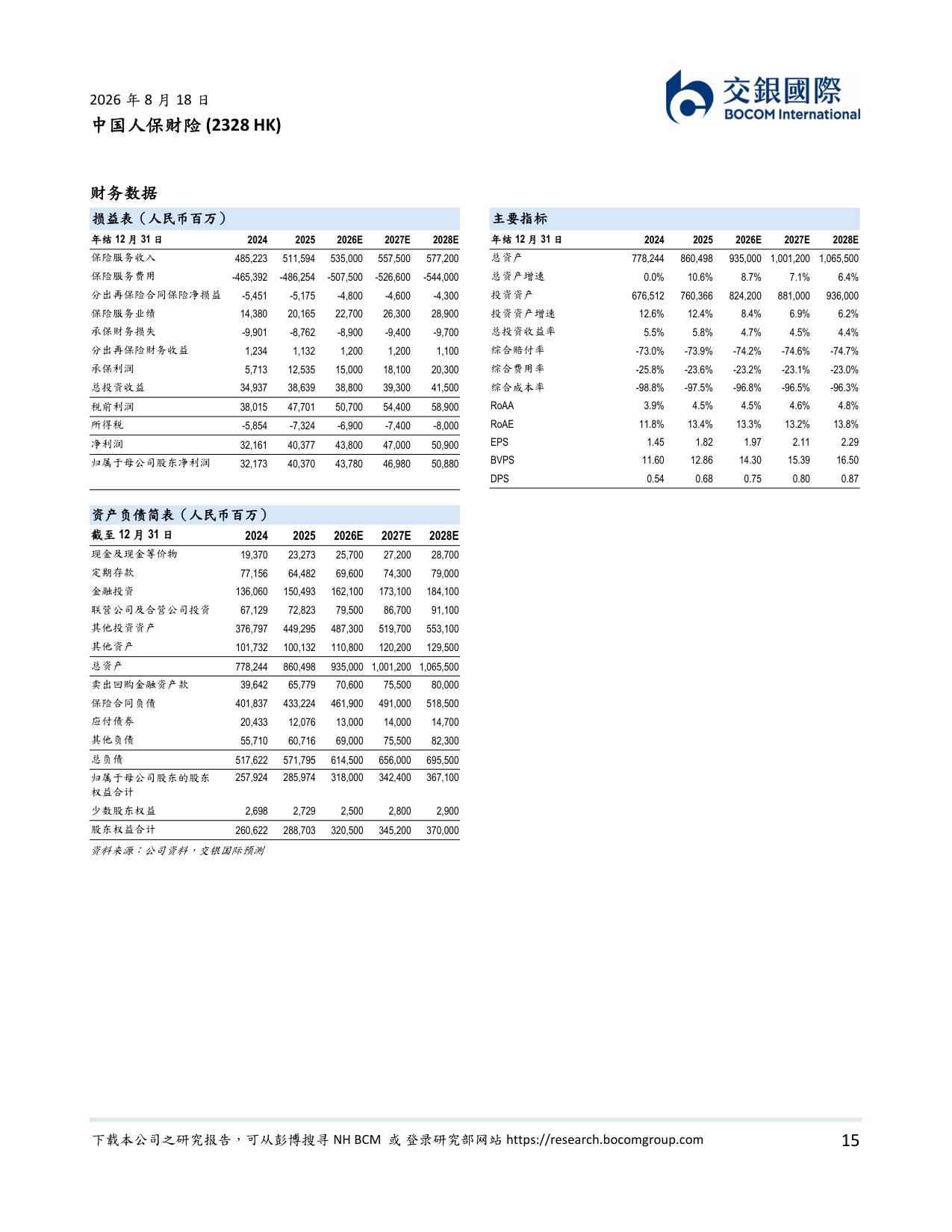 保险业追踪：2Q26业绩有望改善.pdf