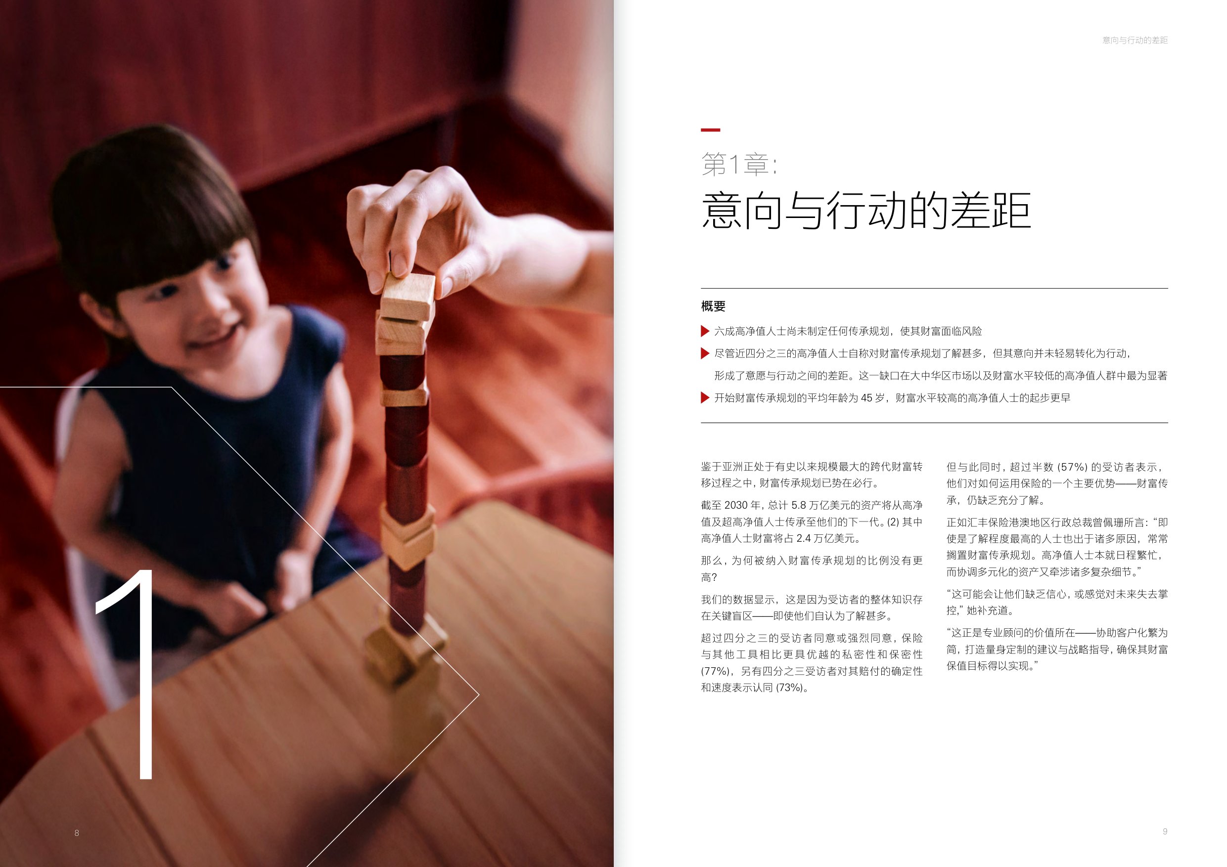 汇丰保险 高资产净值财富传承规划报告-弥合意向与行动的差距.pdf