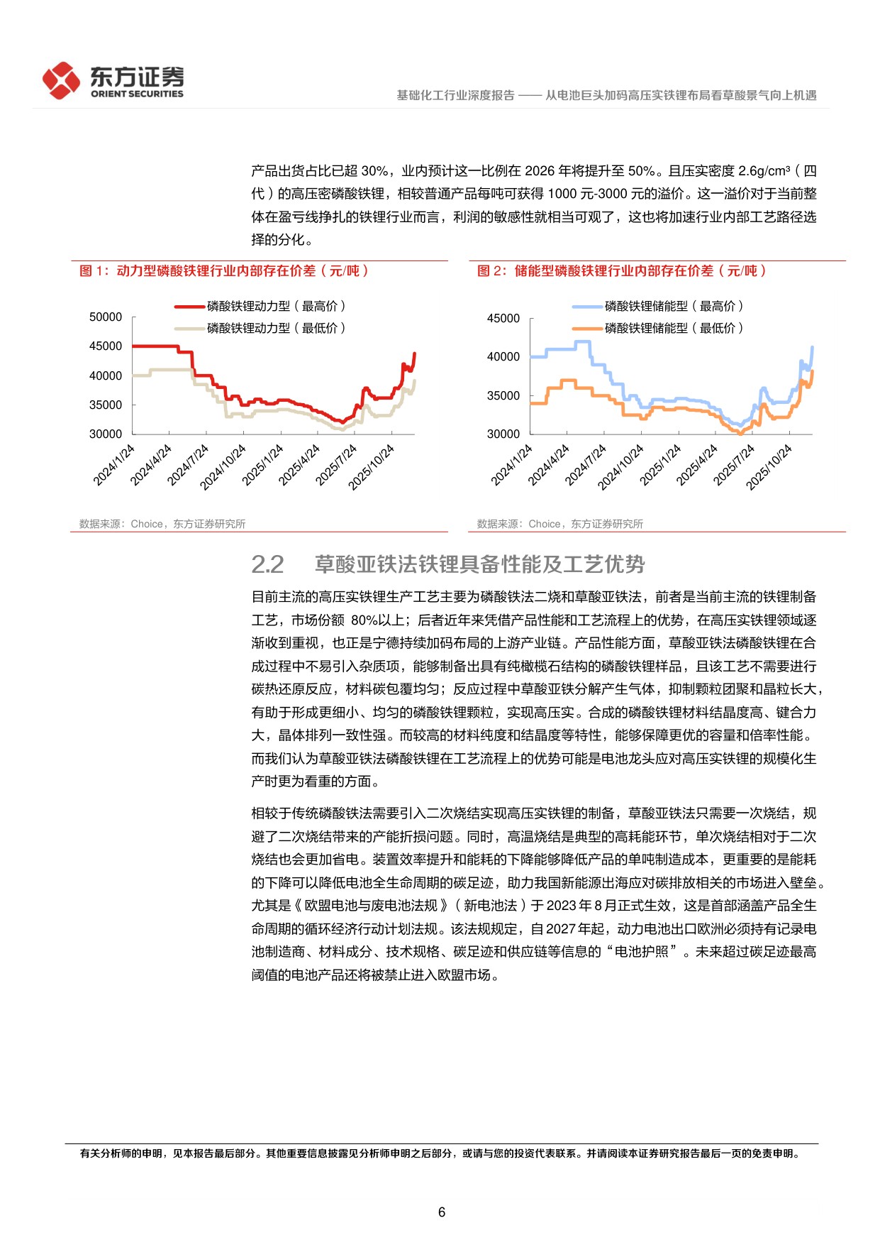 从电池巨头加码高压实铁锂布局看草酸景气向上机遇.pdf