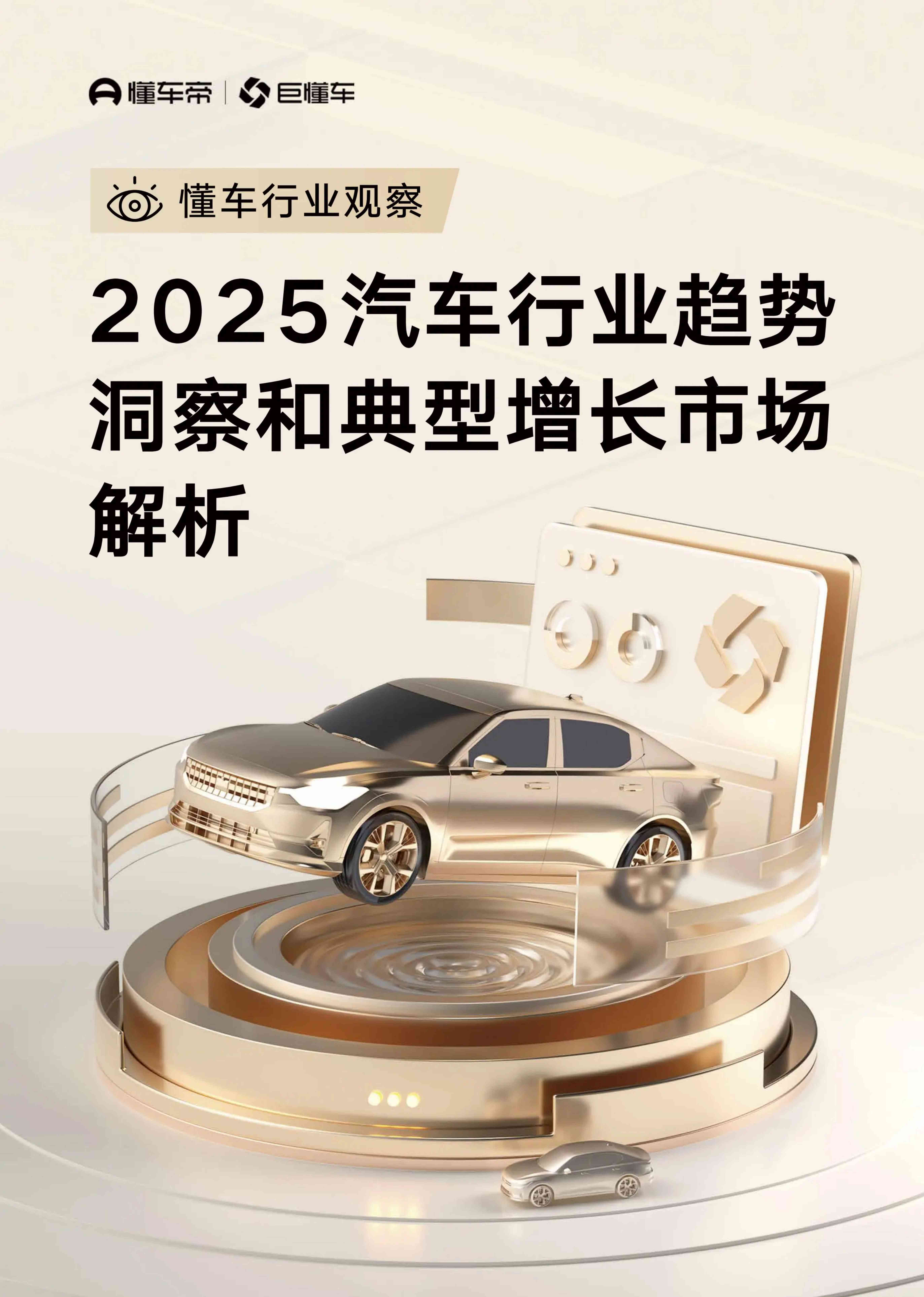 懂车帝：2025年汽车行业趋势洞察和典型增长市场解析报告.pdf