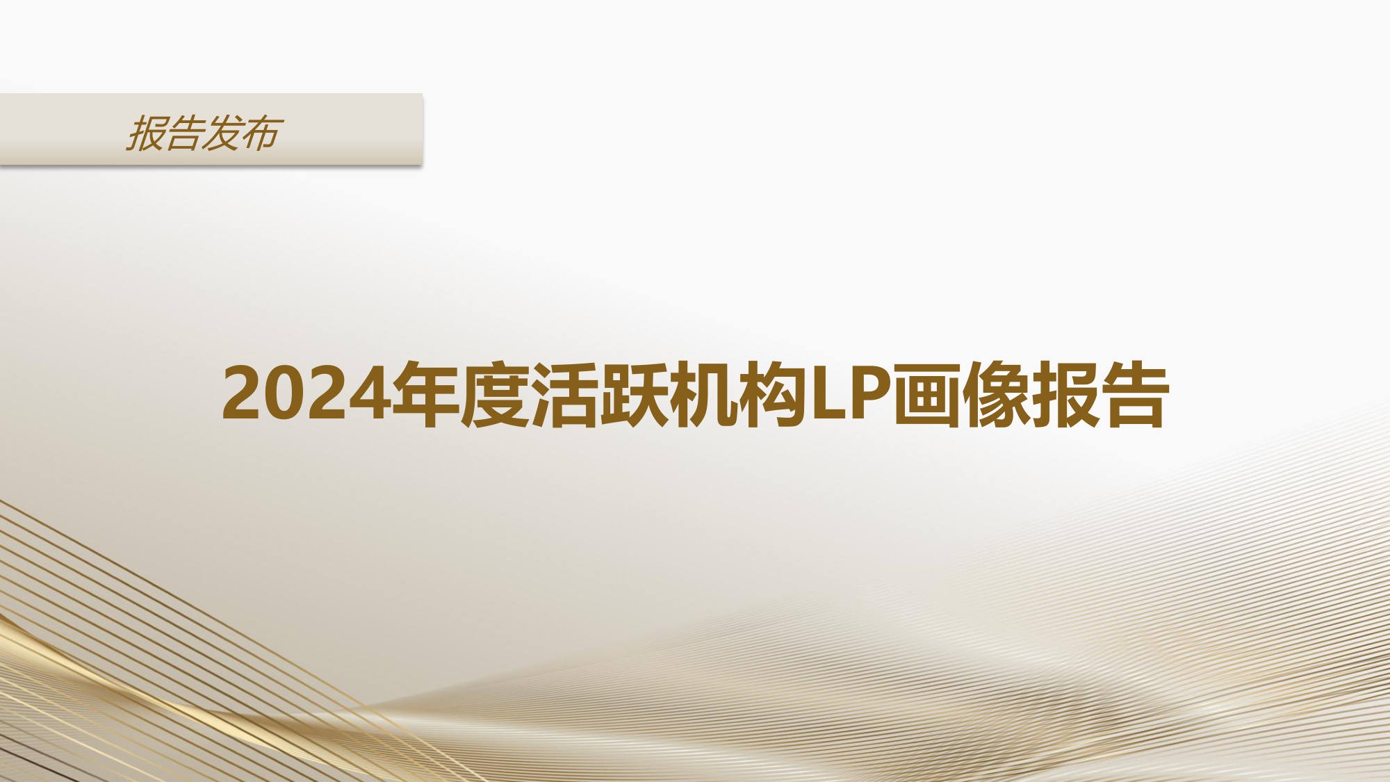 【LP投顾】2024年度活跃机构LP画像报告.pdf