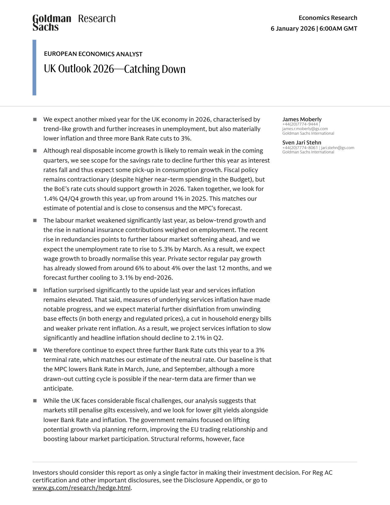 高盛：2026年英国经济展望报告-增长趋缓（英文版）.pdf