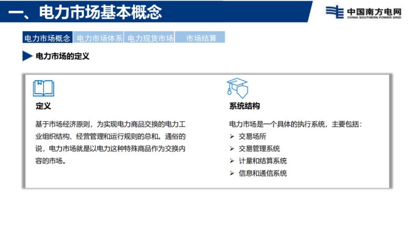 南方电网：电力现货市场基础知识分享.pdf