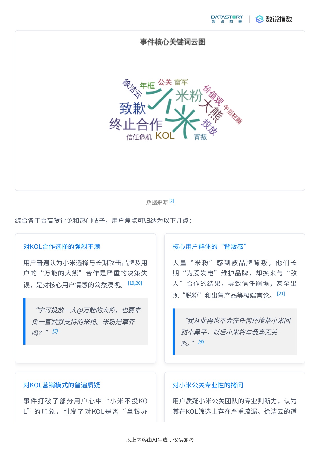 小米致歉事件社媒热度及KOL合作注意事项.pdf