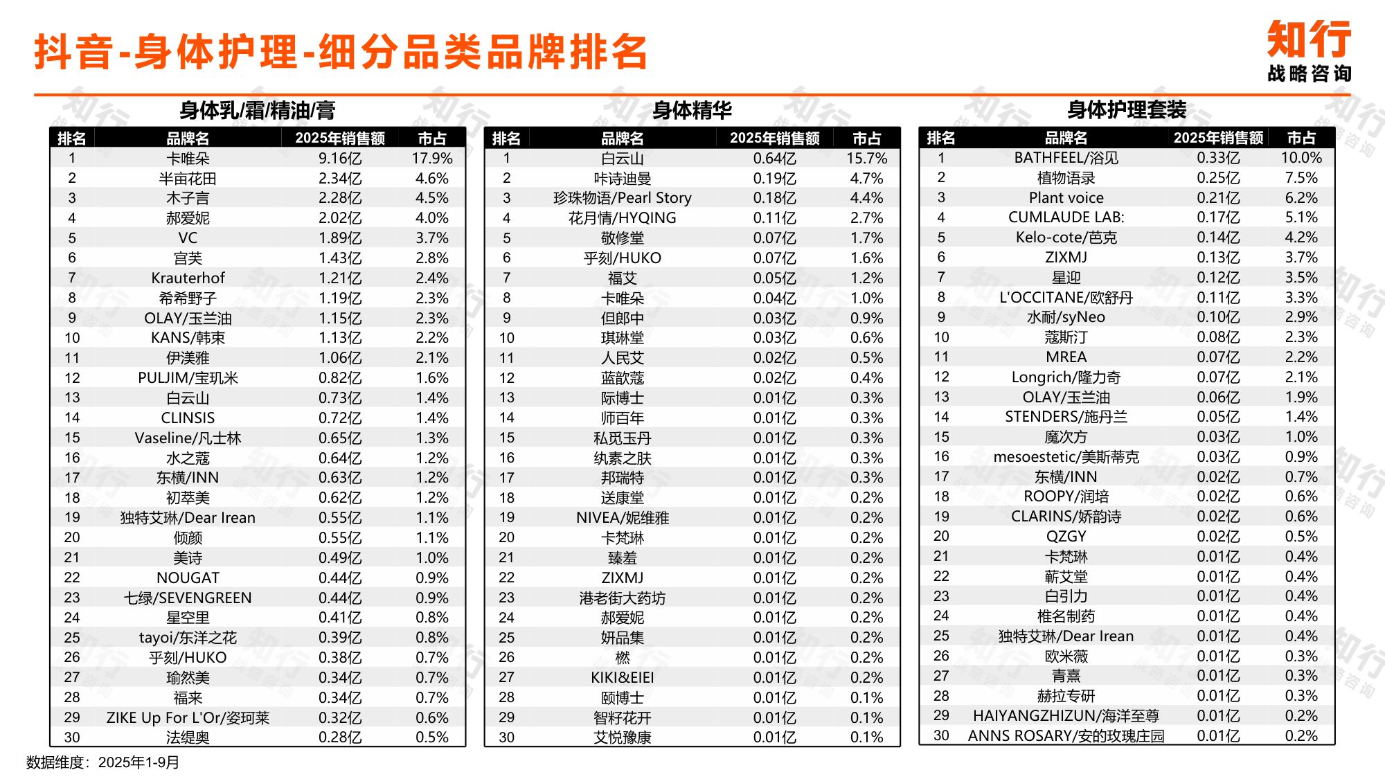 知行战略咨询：2025年身体乳品类数据观察报告.pdf