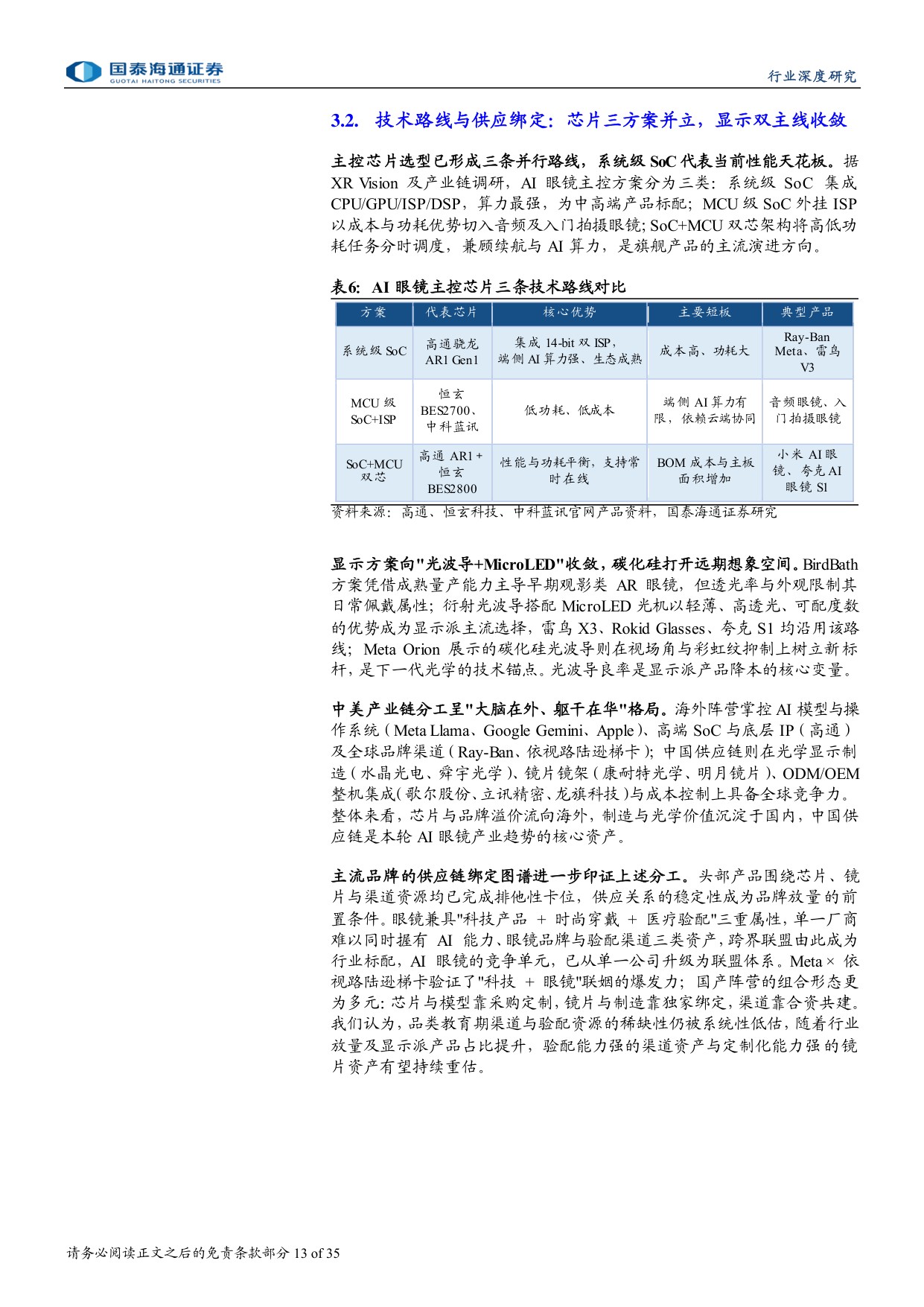 AI眼镜行业深度报告（一）：AI眼镜商业化提速，产业链迎成长机遇.pdf