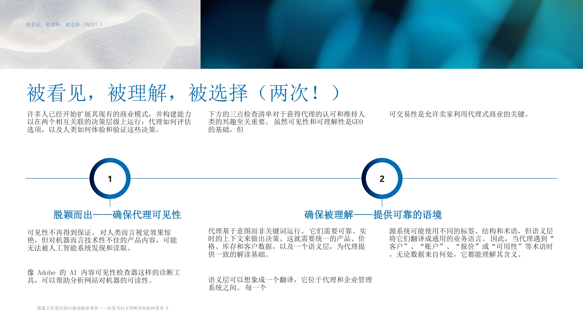 探索正在进行的AI驱动商业变革——以及当人工智能指导购买时如何竞争.pdf