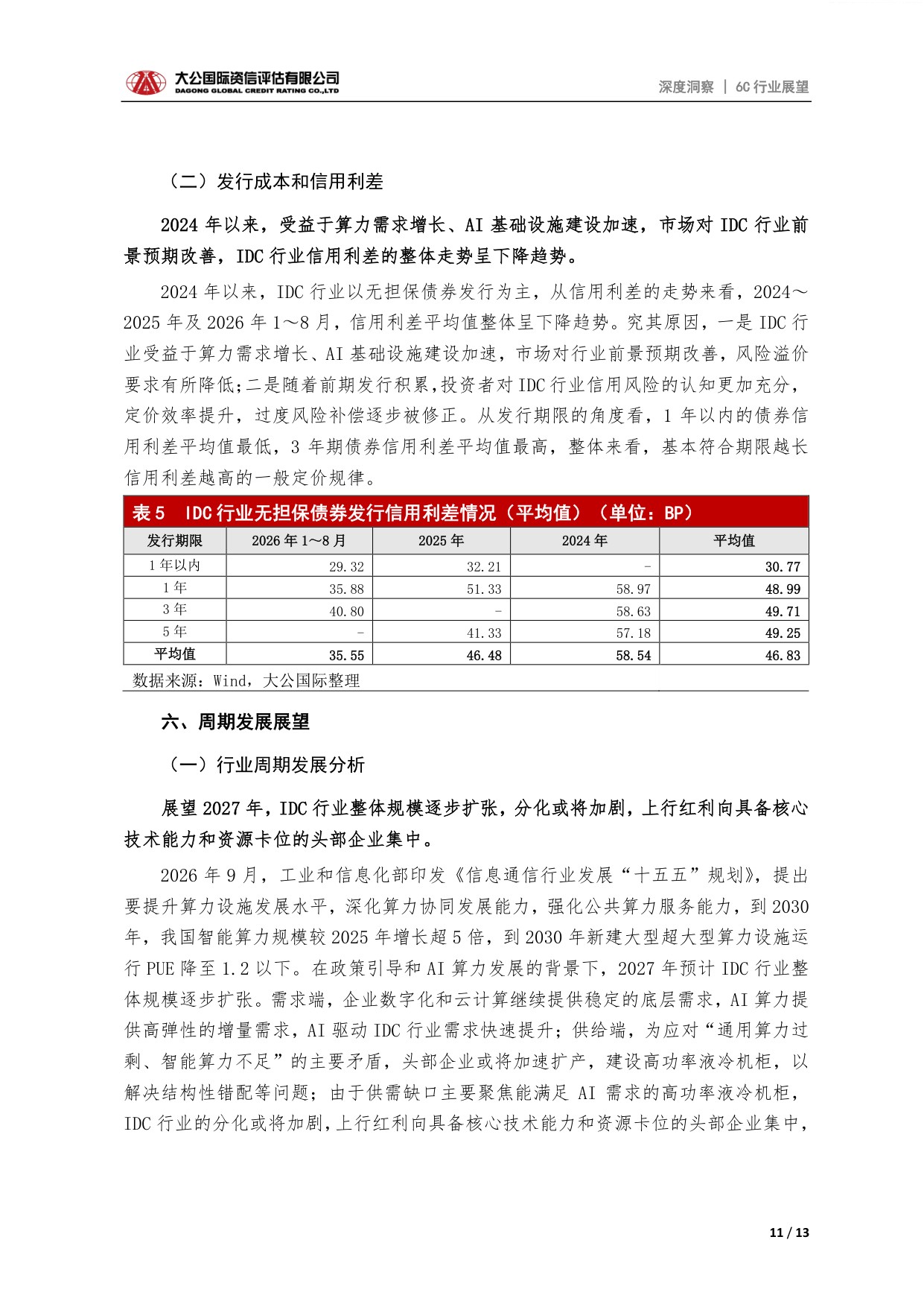 新型基建之互联网数据中心行业信用展望：AI算力驱动下行业整体规模逐步扩张，分化或将加剧.pdf